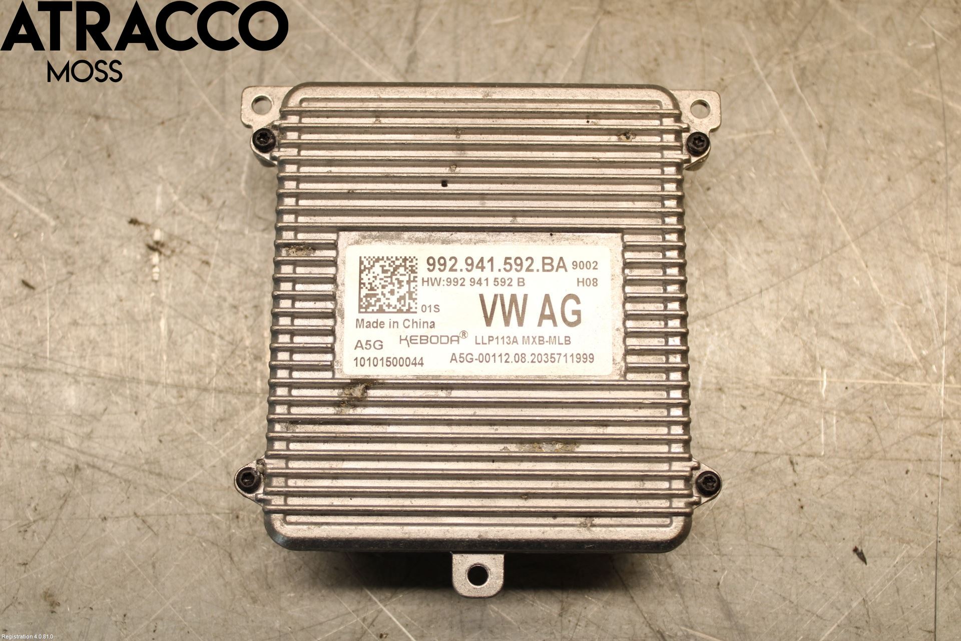 Porsche TAYCAN 20- Styreenhet Xenon