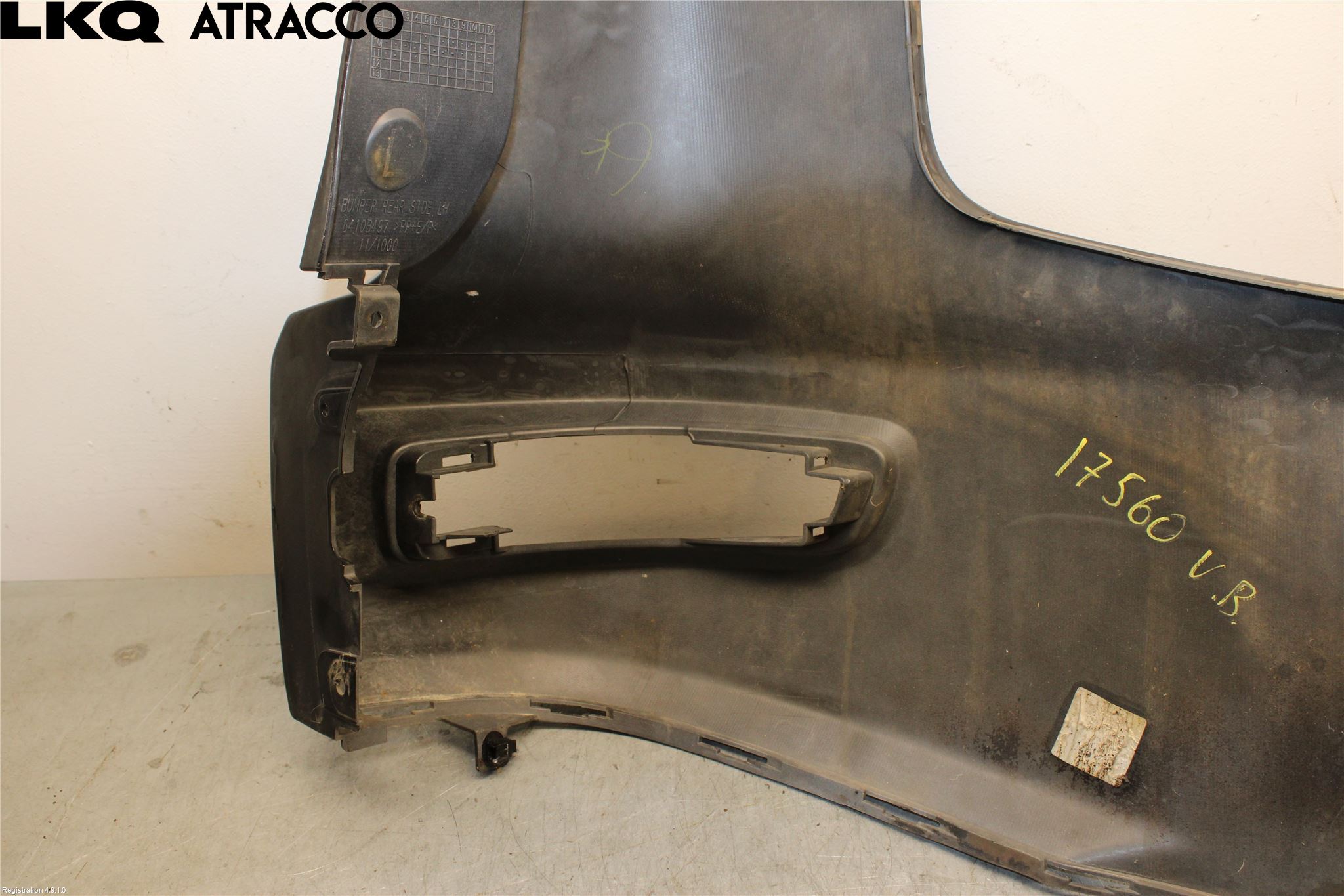 Mitsubishi OUTLANDER 07-12 Støtfanger Bak Hjørne Venstre