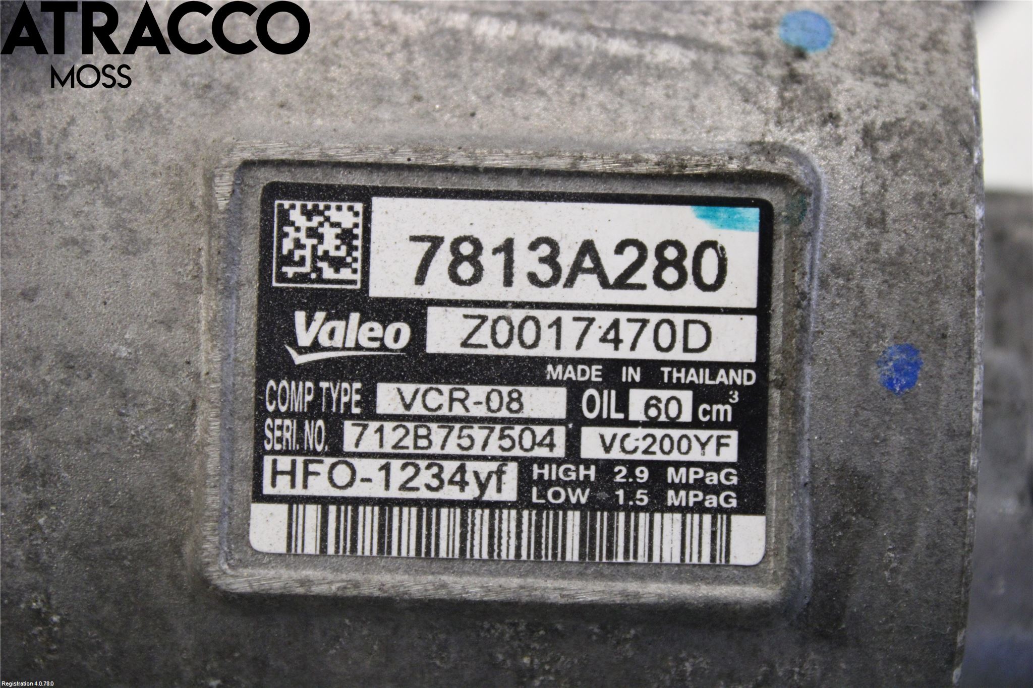 Mitsubishi SPACE STAR 13- Varme Ac Kompressor