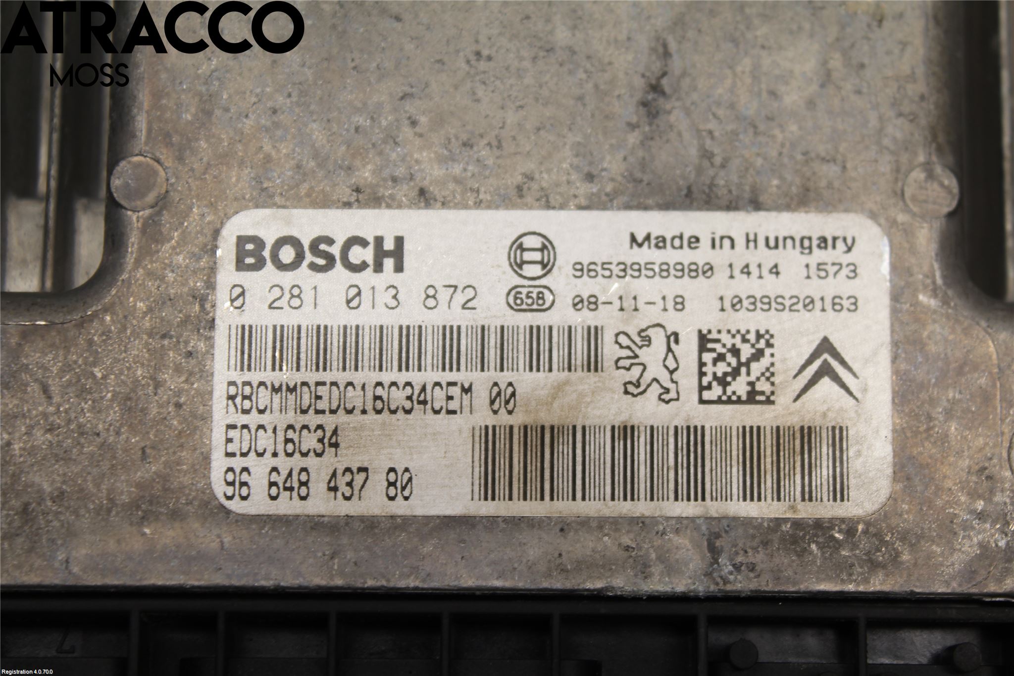 Peugeot 207 Styreenhet Innsprøytning