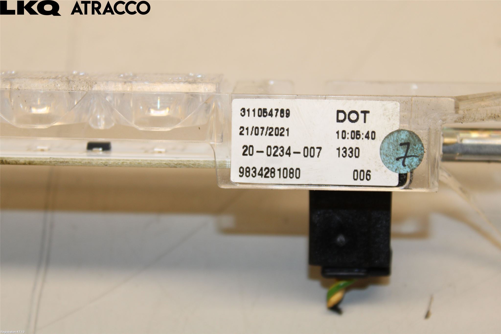 Citroen C4/E-C4 C4X/E-C4X III 21- Bremselys Bakrute