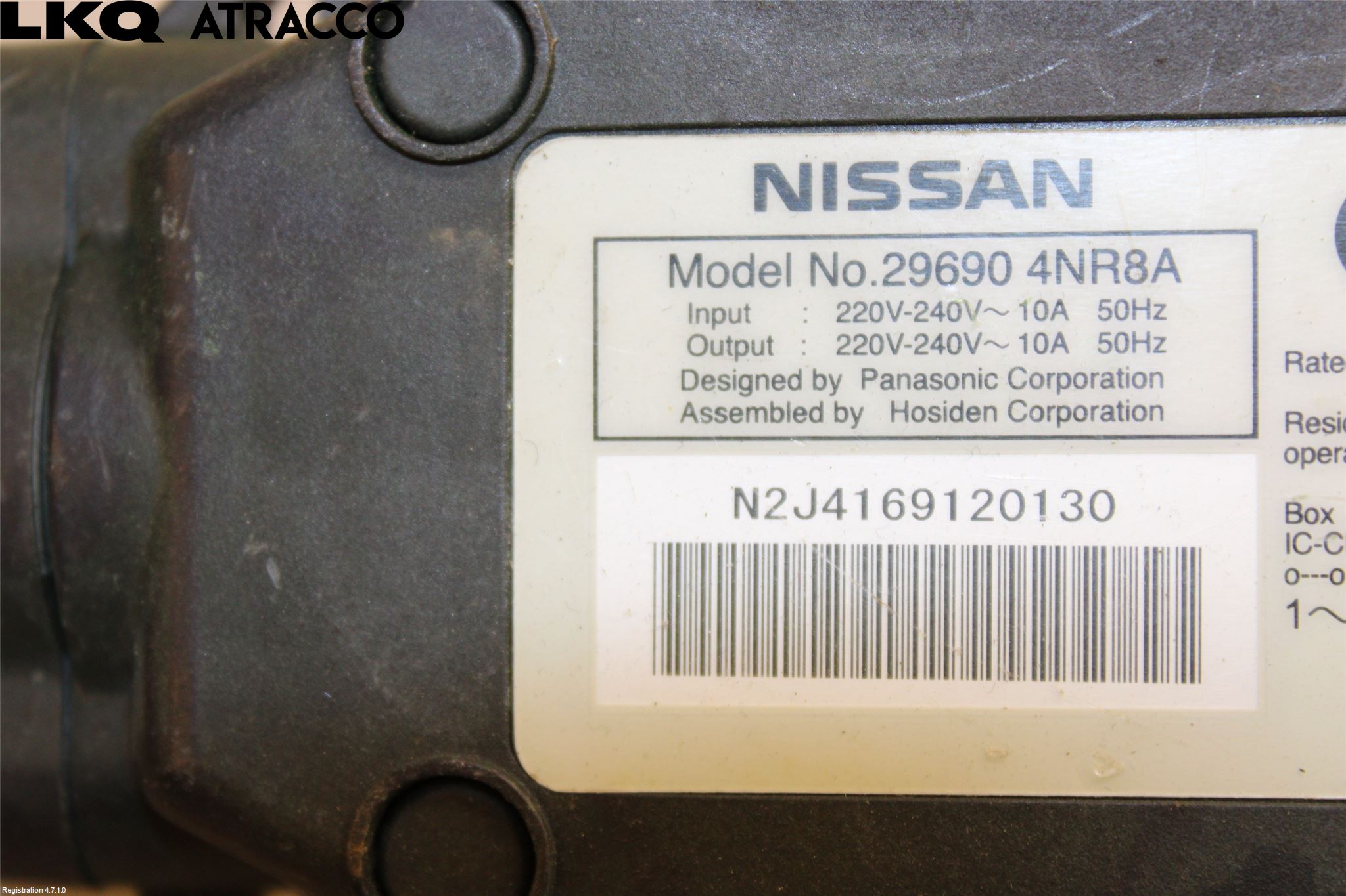 Nissan LEAF 11-17 Laddkabel Elbil