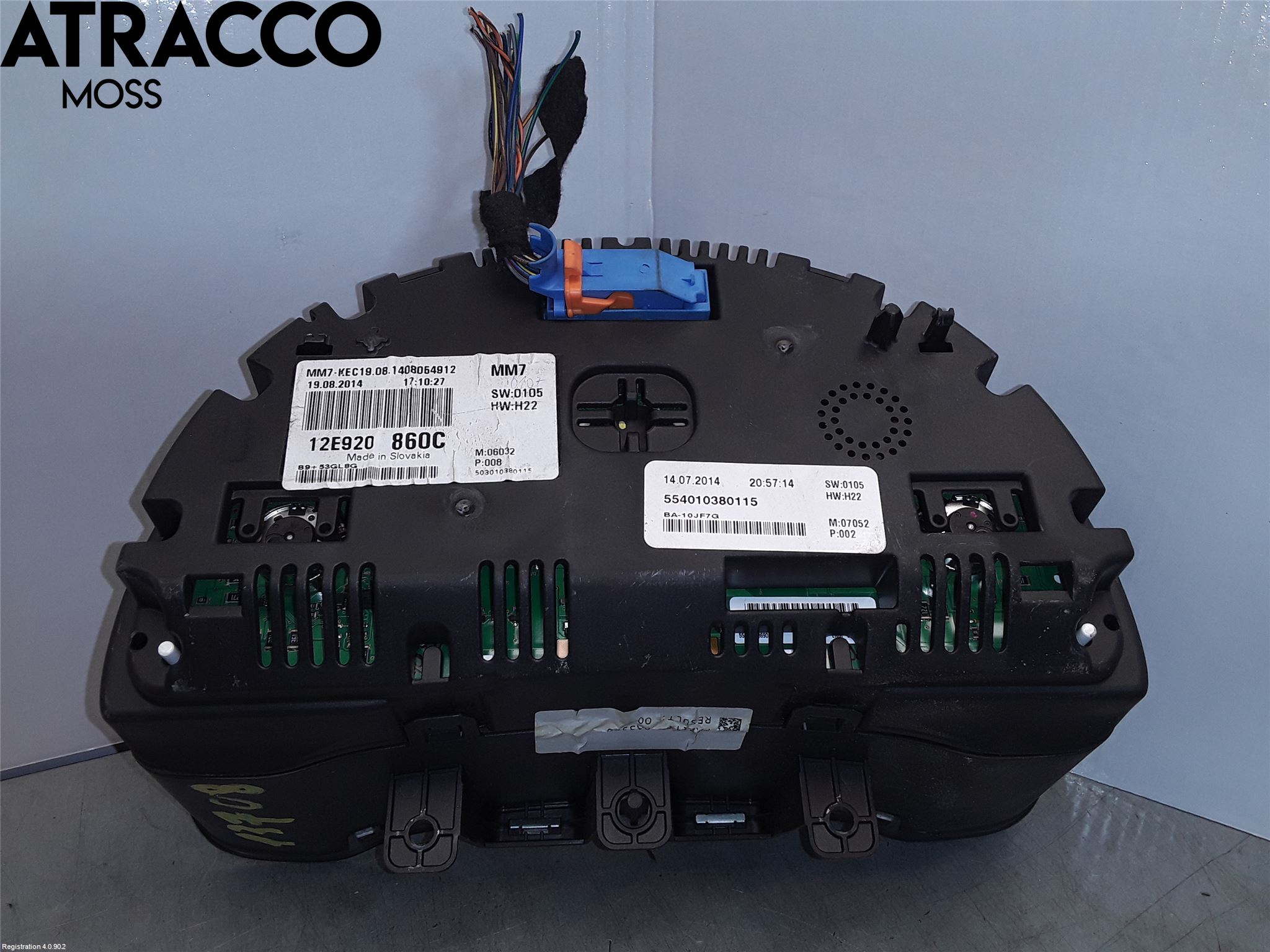 Volkswagen VW UP! / E-UP! Instr Kombinert