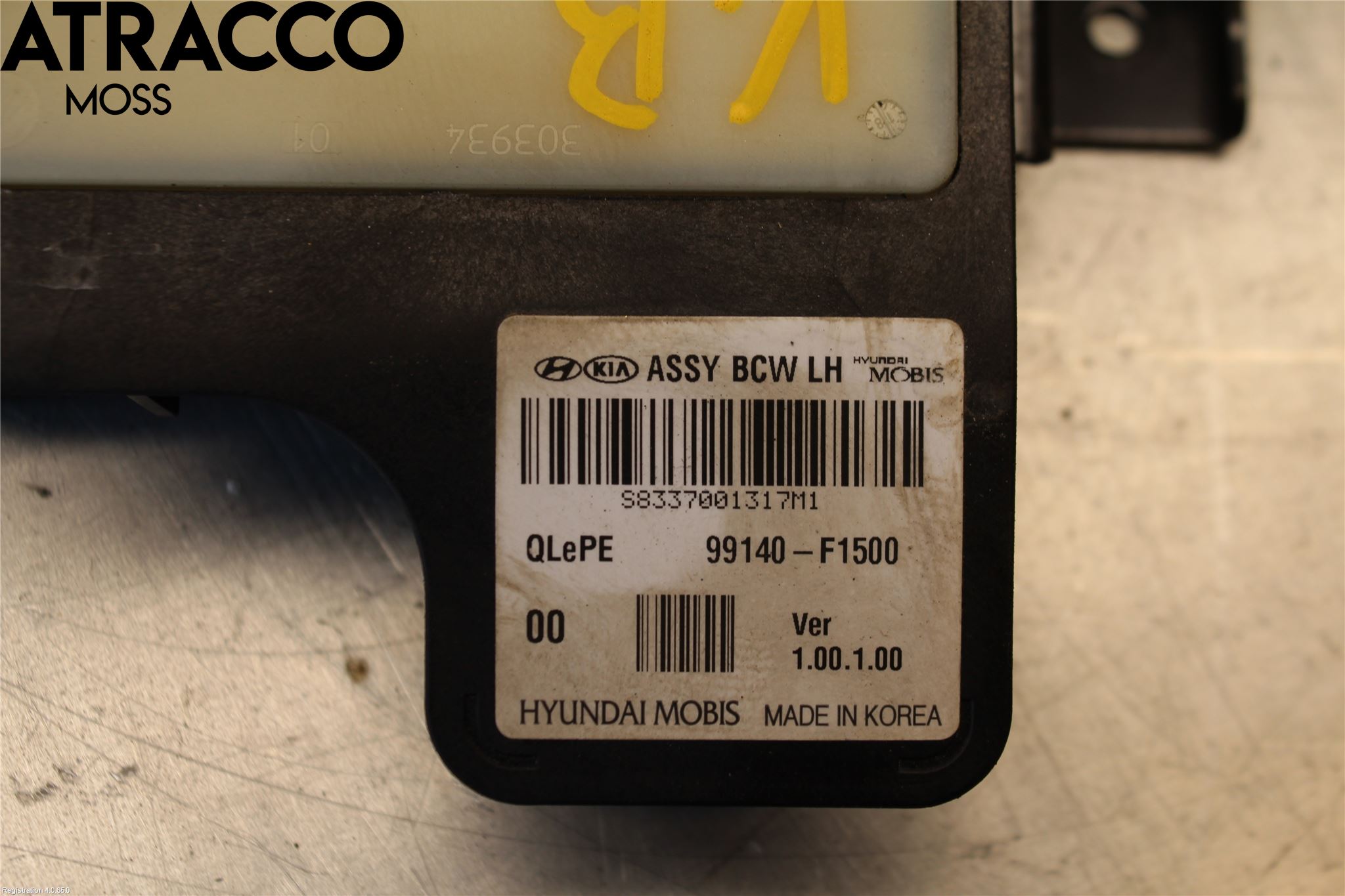 Kia SPORTAGE (QL) 16-21 Sensor Kollisjonsbeskyttelse