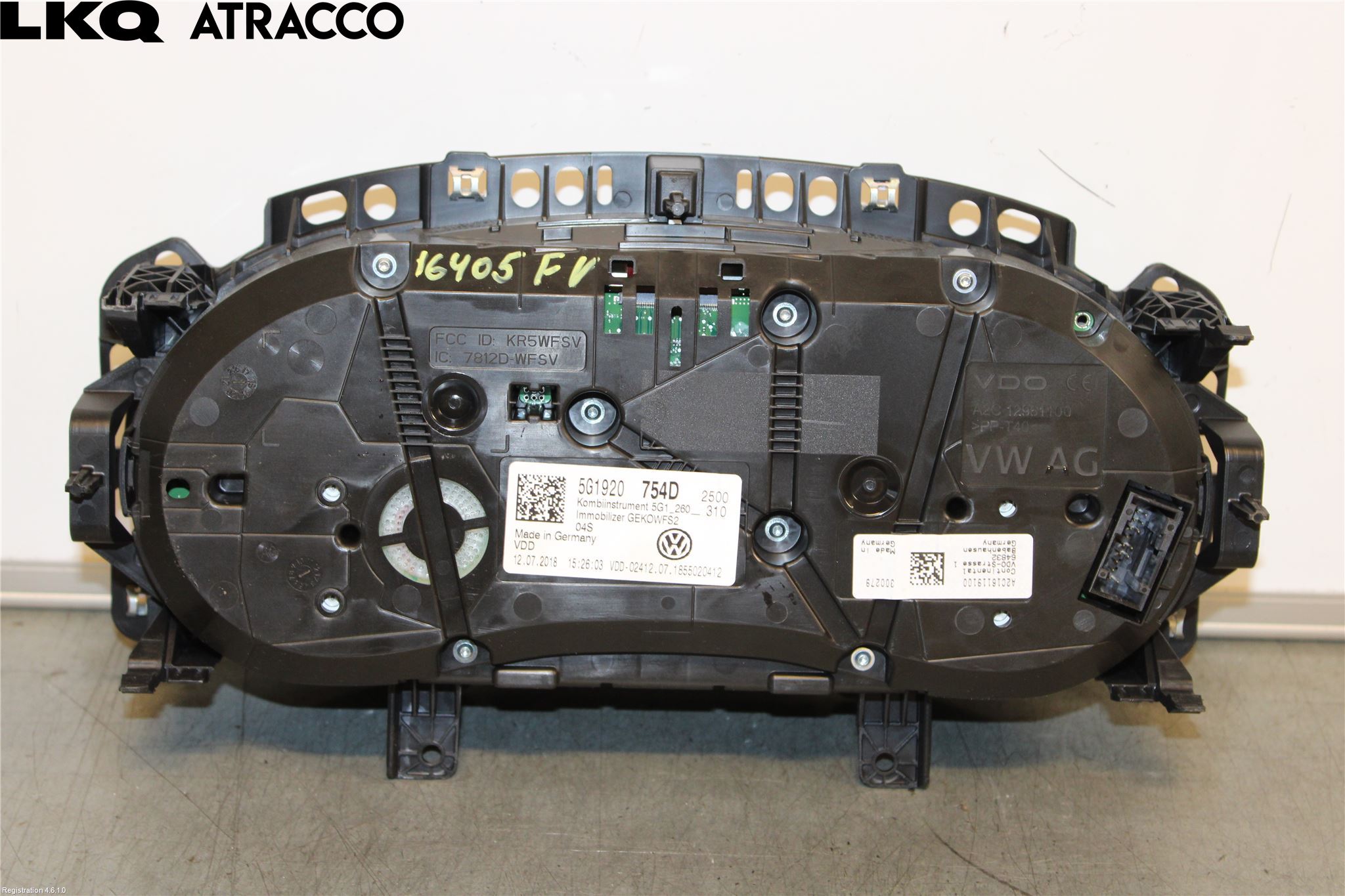 Volkswagen VW GOLF / E-GOLF VII 13-20 Instr Kombinert