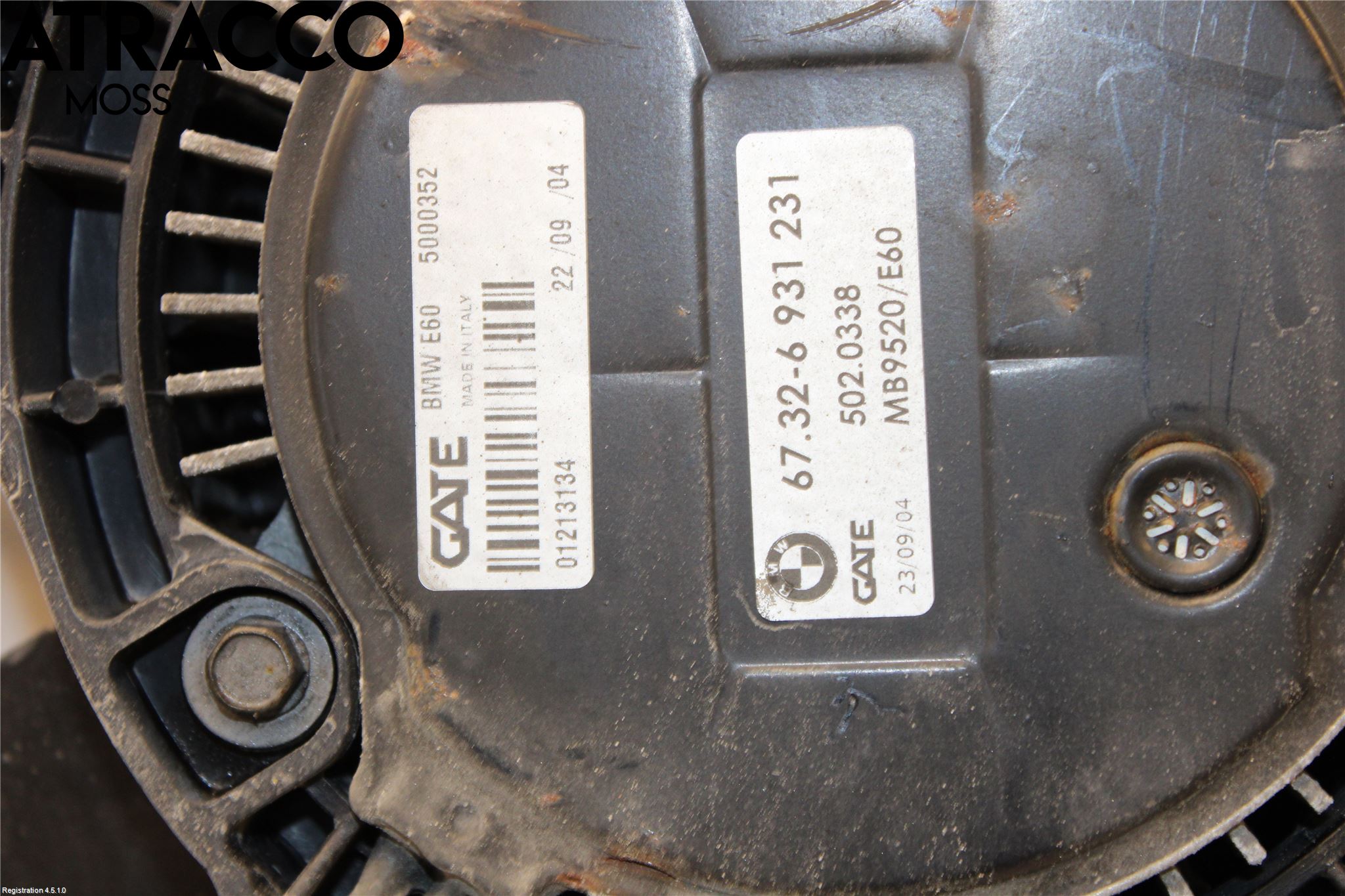 BMW 5 E60/61 Sed/Tou 02-10 Kjølevifte Elektrisk