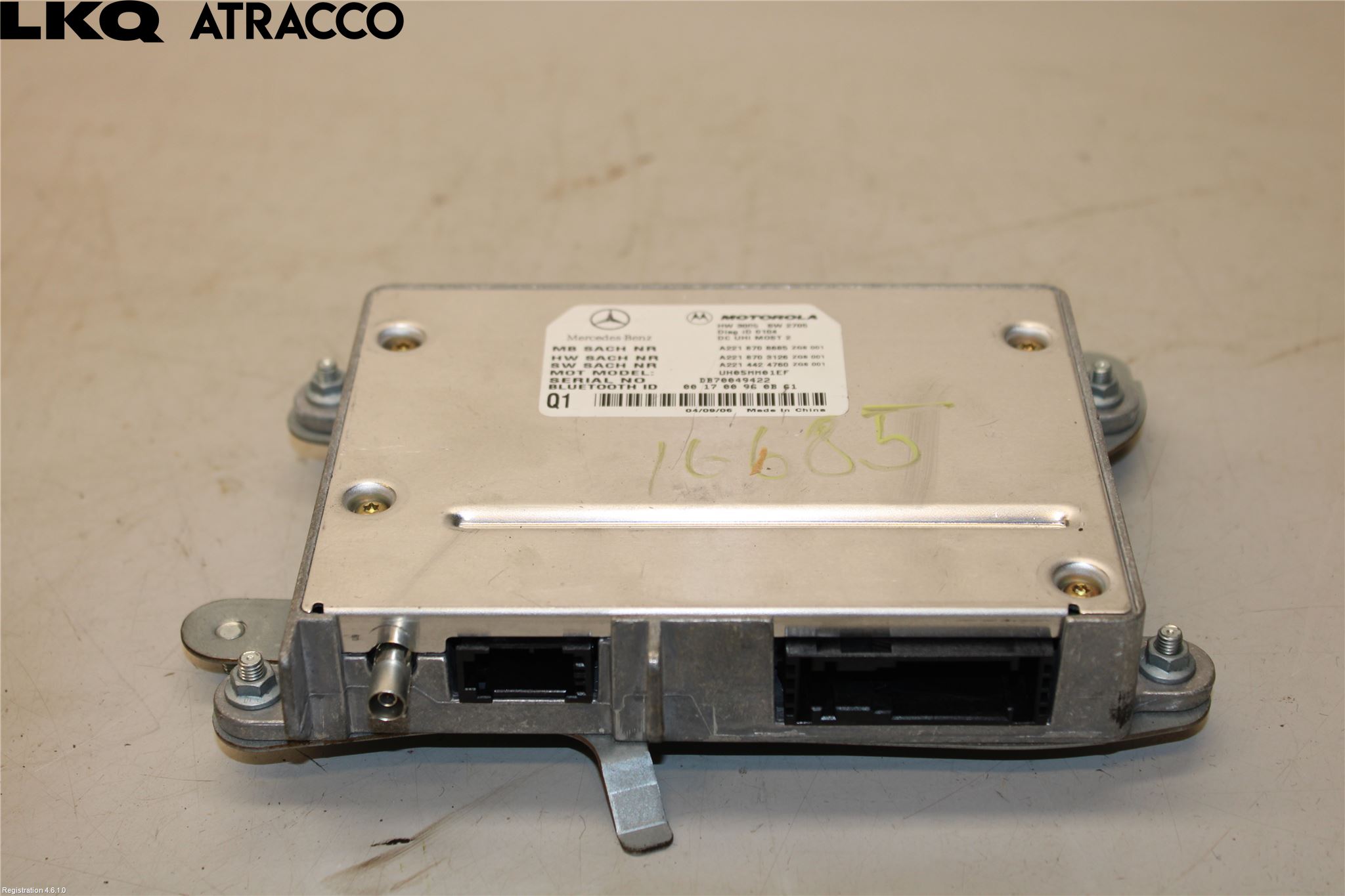 Mercedes-Benz MB S-KLASS (W221) 05-13 Styreenhet Øvrig