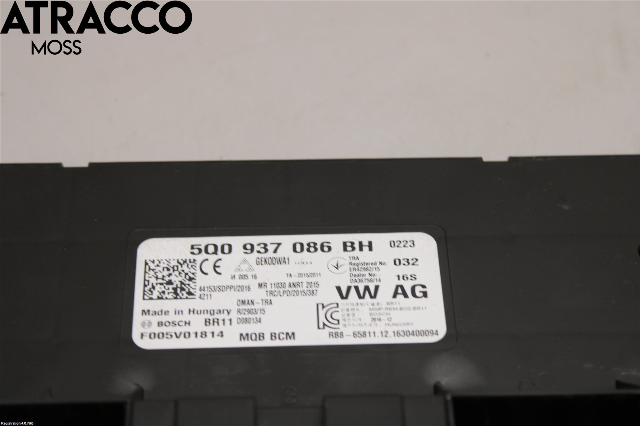 Volkswagen VW PASSAT 15-19 Styreenhet Klima