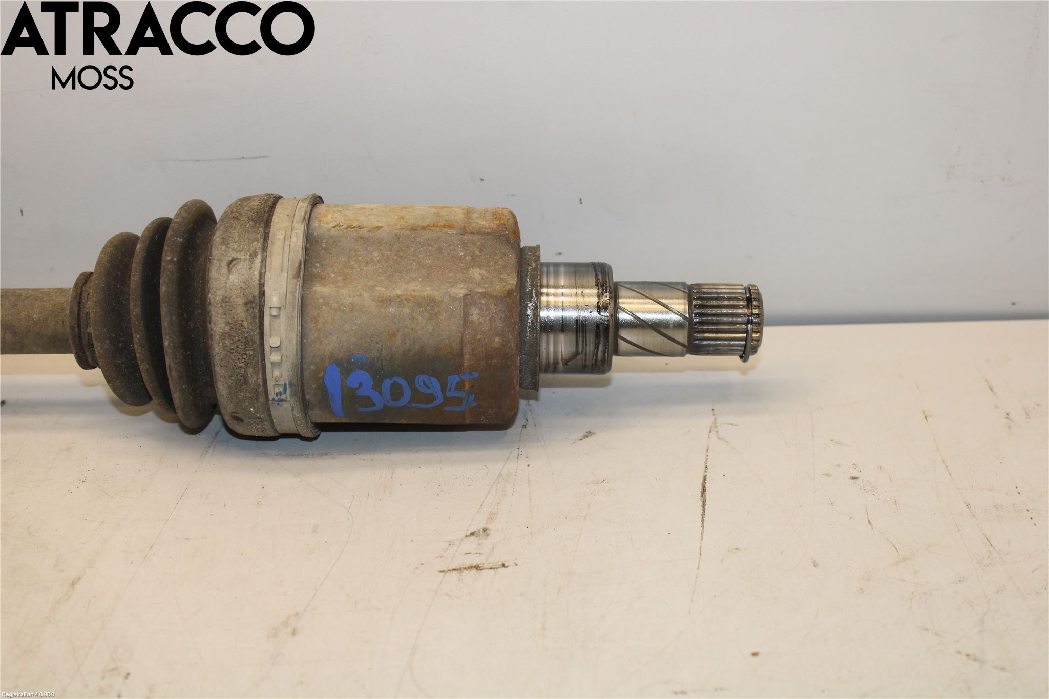 Nissan QASHQAI 10-14 Drivaksel Foran Kompl Venstre