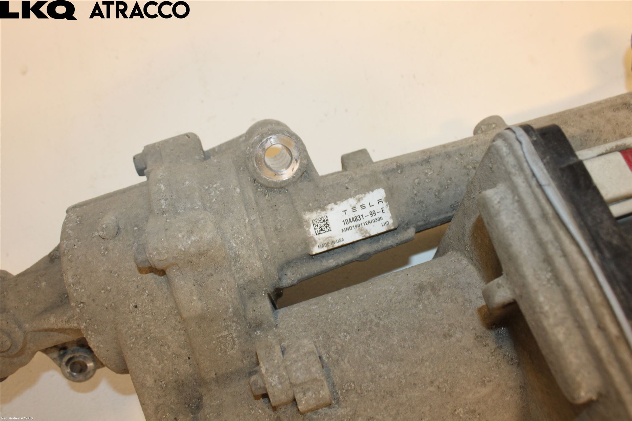 Tesla MODEL 3 17- Servo Snekke - Tannstang