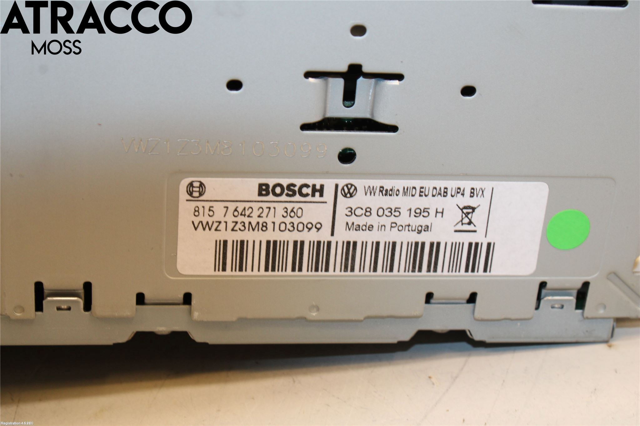 Volkswagen VW GOLF VI 09-13 Stereo Radio Med Cd