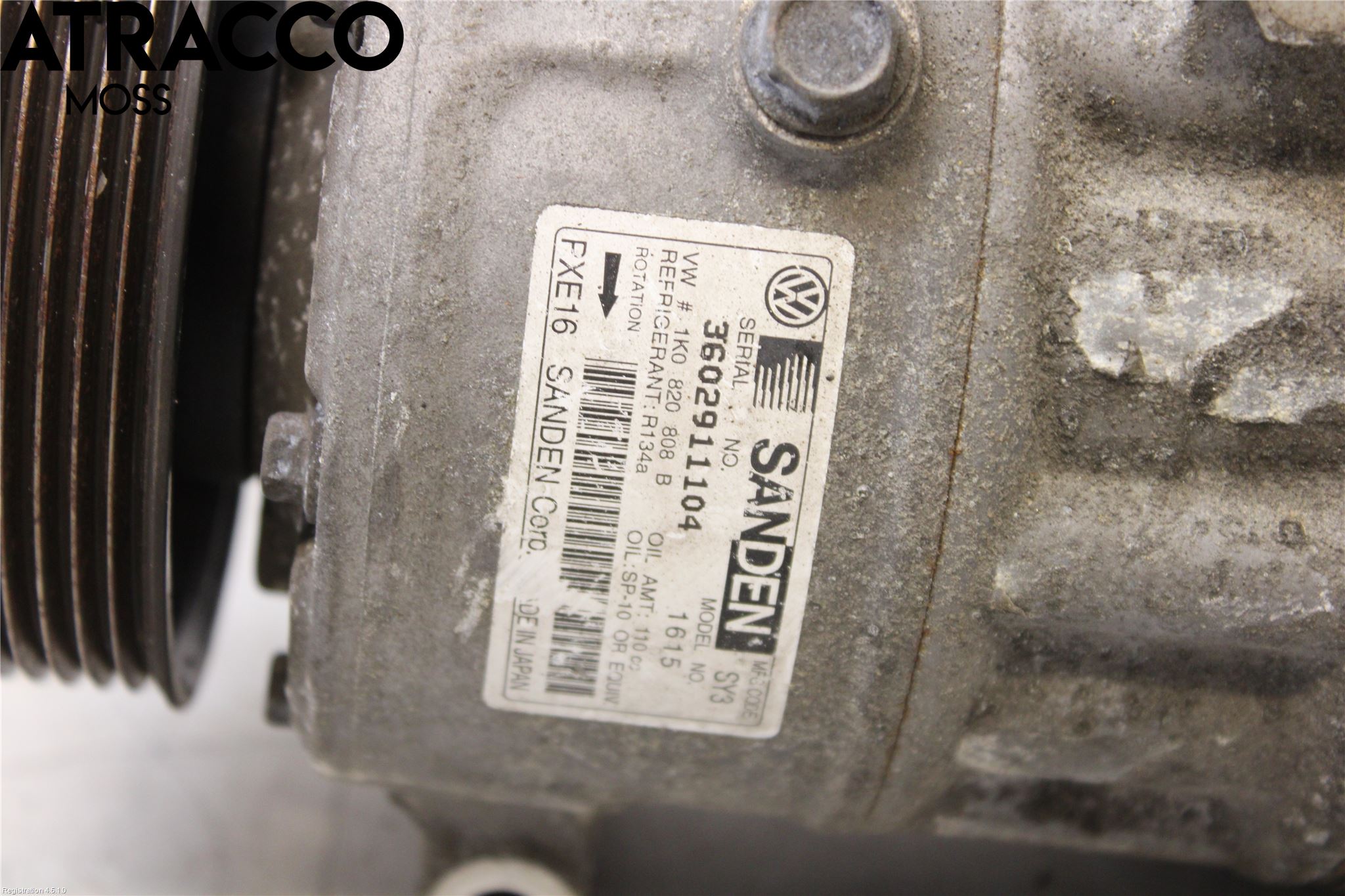 Volkswagen VW SHARAN 11- Varme Ac Kompressor