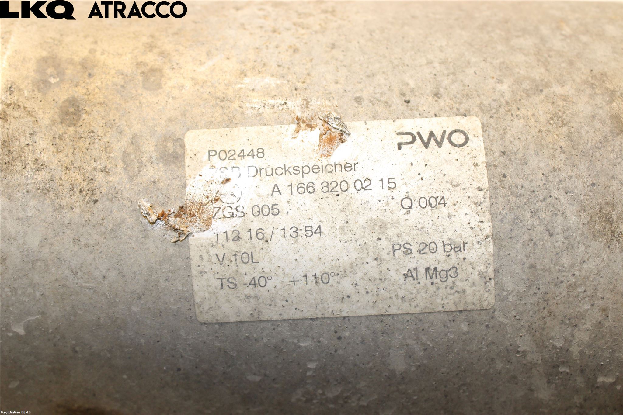 Mercedes-Benz MB GL/GLS-KLASS (X166) 12-19 Vacuumtank