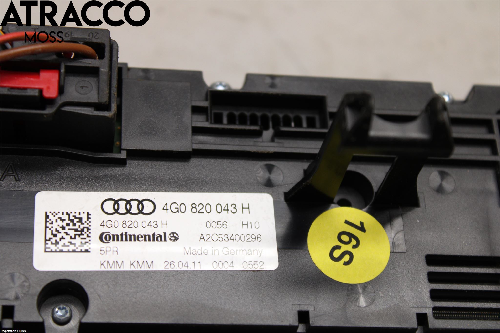 Audi A6/S6 4G 11-18 Varme Ac Betjening-Display