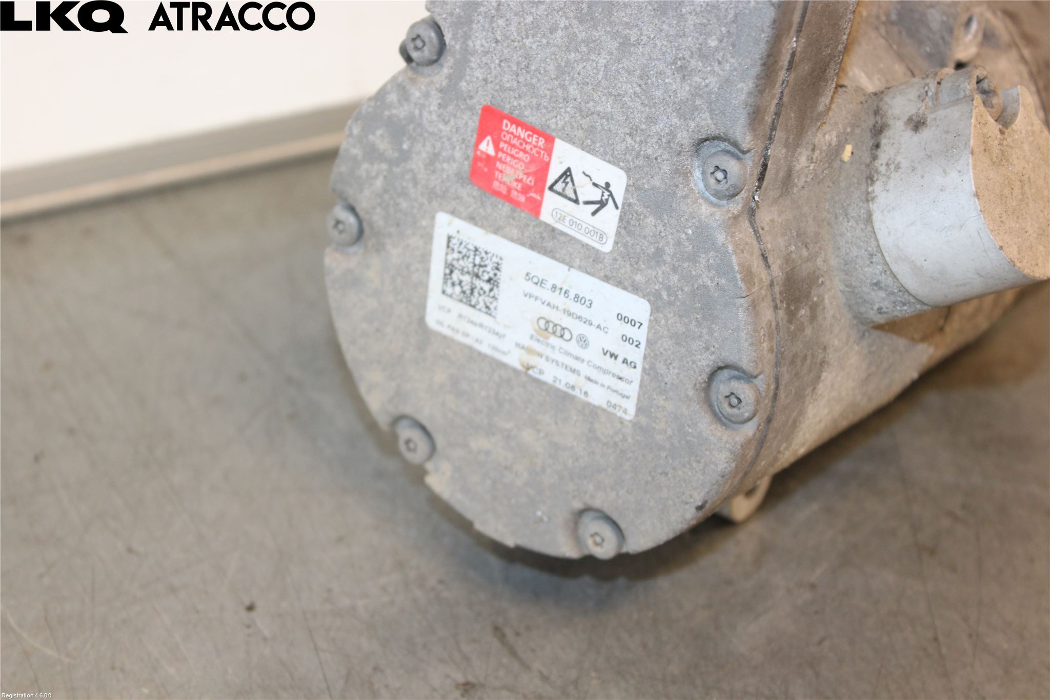 Volkswagen VW PASSAT 15-19 Varme Ac Kompressor