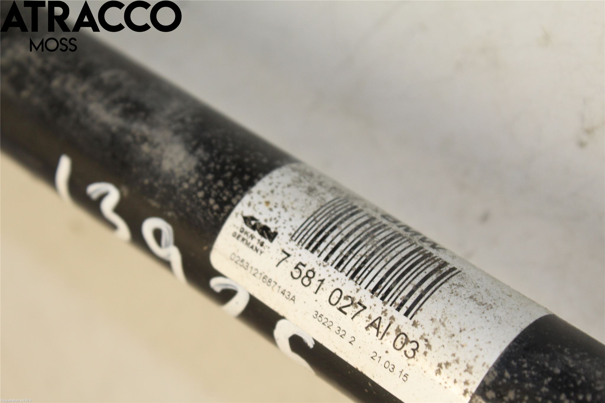 BMW 5 F10/F11/F18 09-17 Drivaksel Bak Kompl Venstre