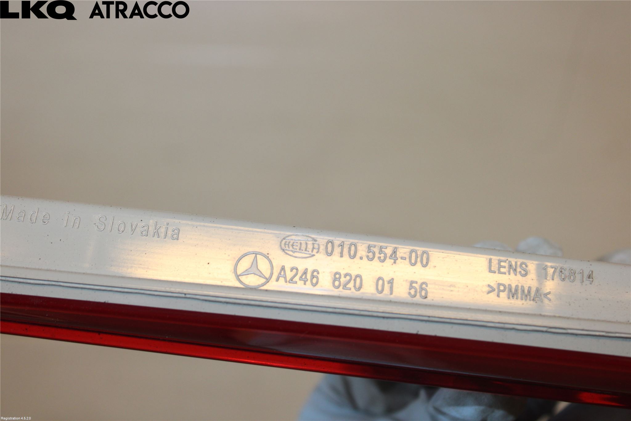 Mercedes-Benz MB B-KLASS (W246/W242) 12-19 Bremselys Bakrute