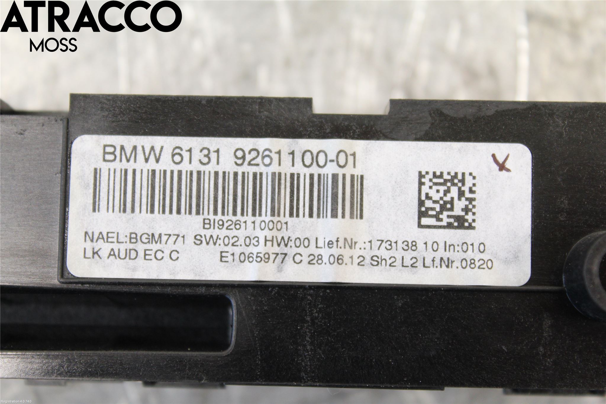 BMW 3 F30/F31/F80 12-19 Bryter Multifunksjon