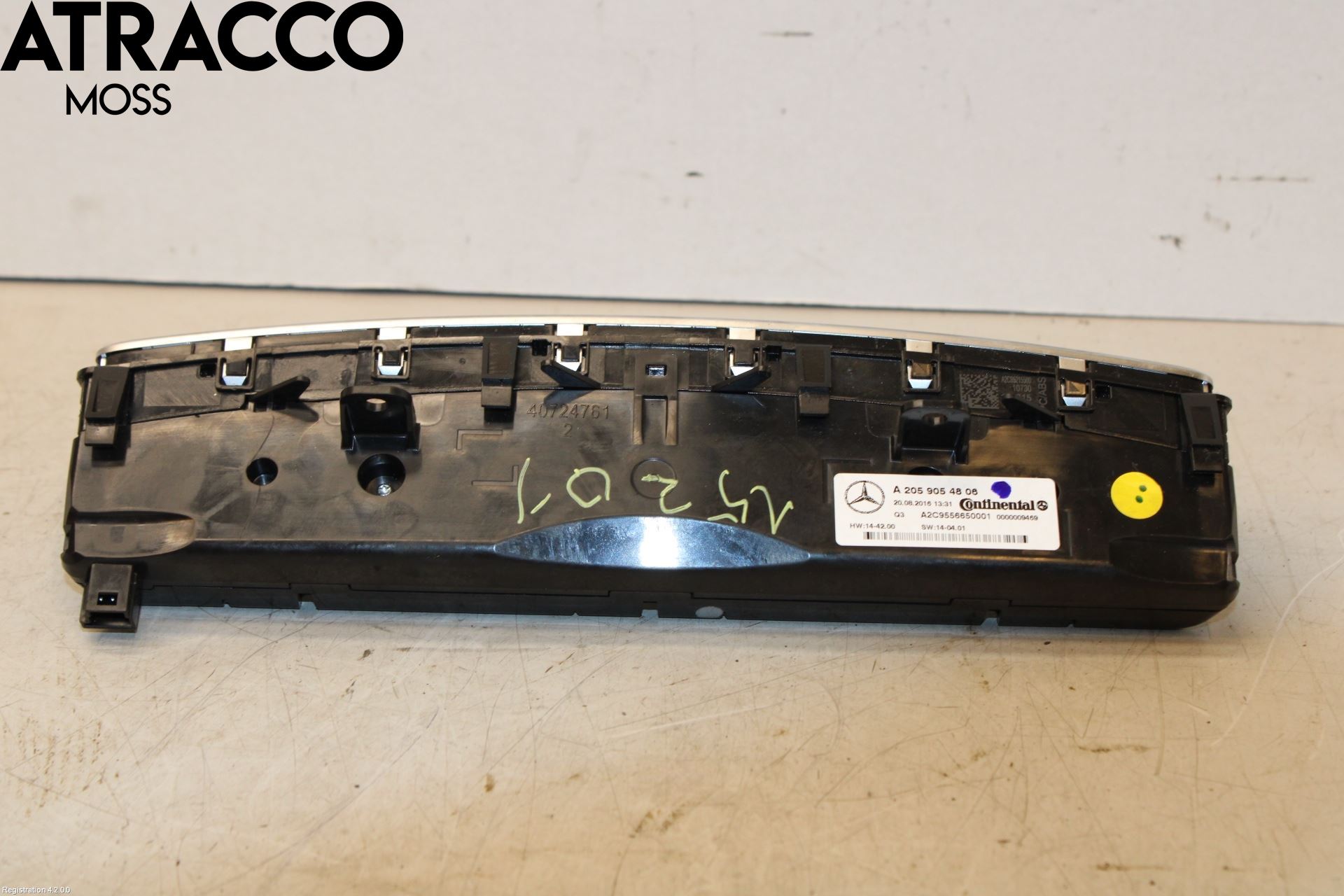 Mercedes-Benz MB C-KLASS (W205) 14-21 Varme Ac Betjening-Display