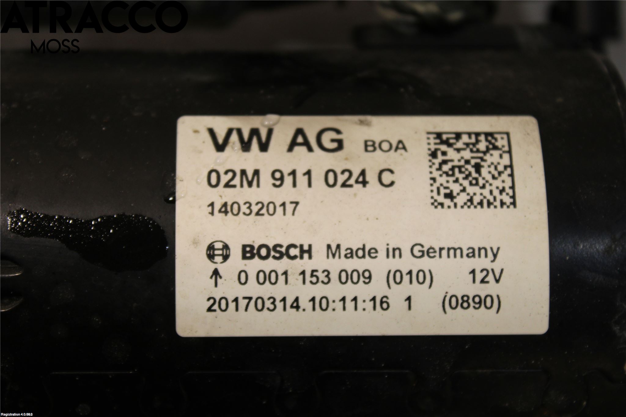 Volkswagen VW CADDY 16-20 Startmotor Diesel