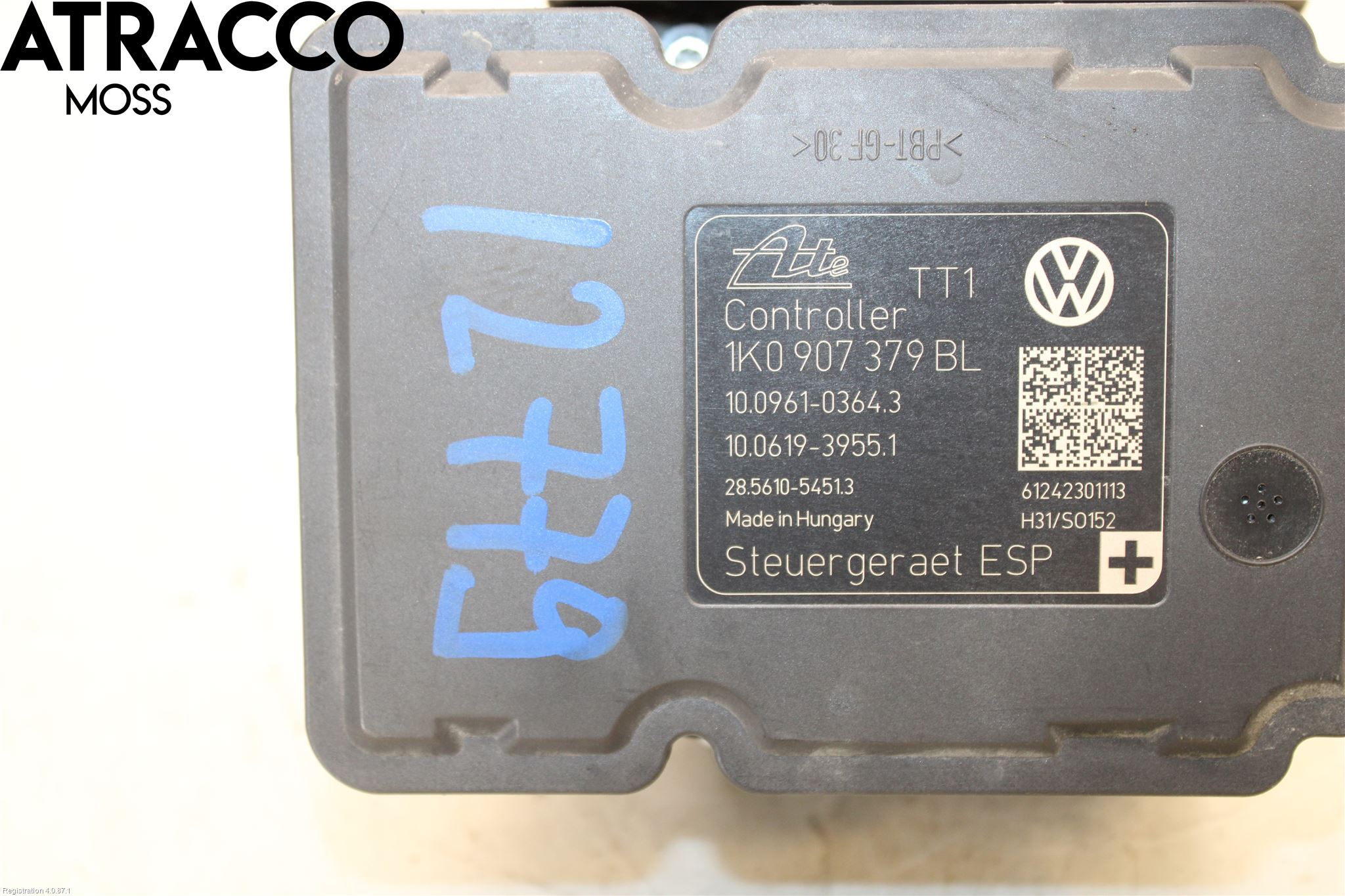 Volkswagen VW GOLF PLUS/CROSS GOLF 04-14 Abs Hydraulikkaggregat