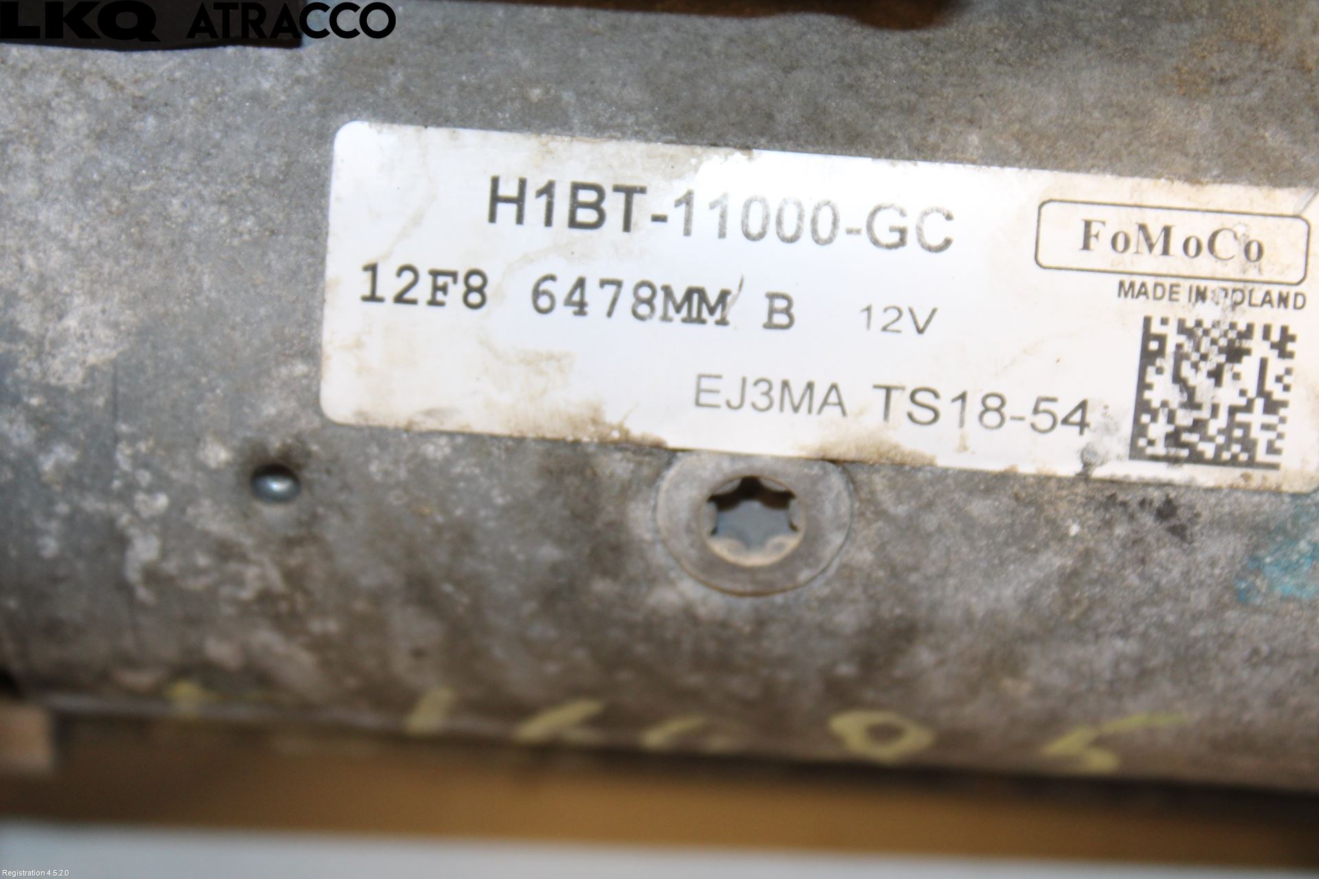 Ford ECOSPORT 17- Startmotor Diesel