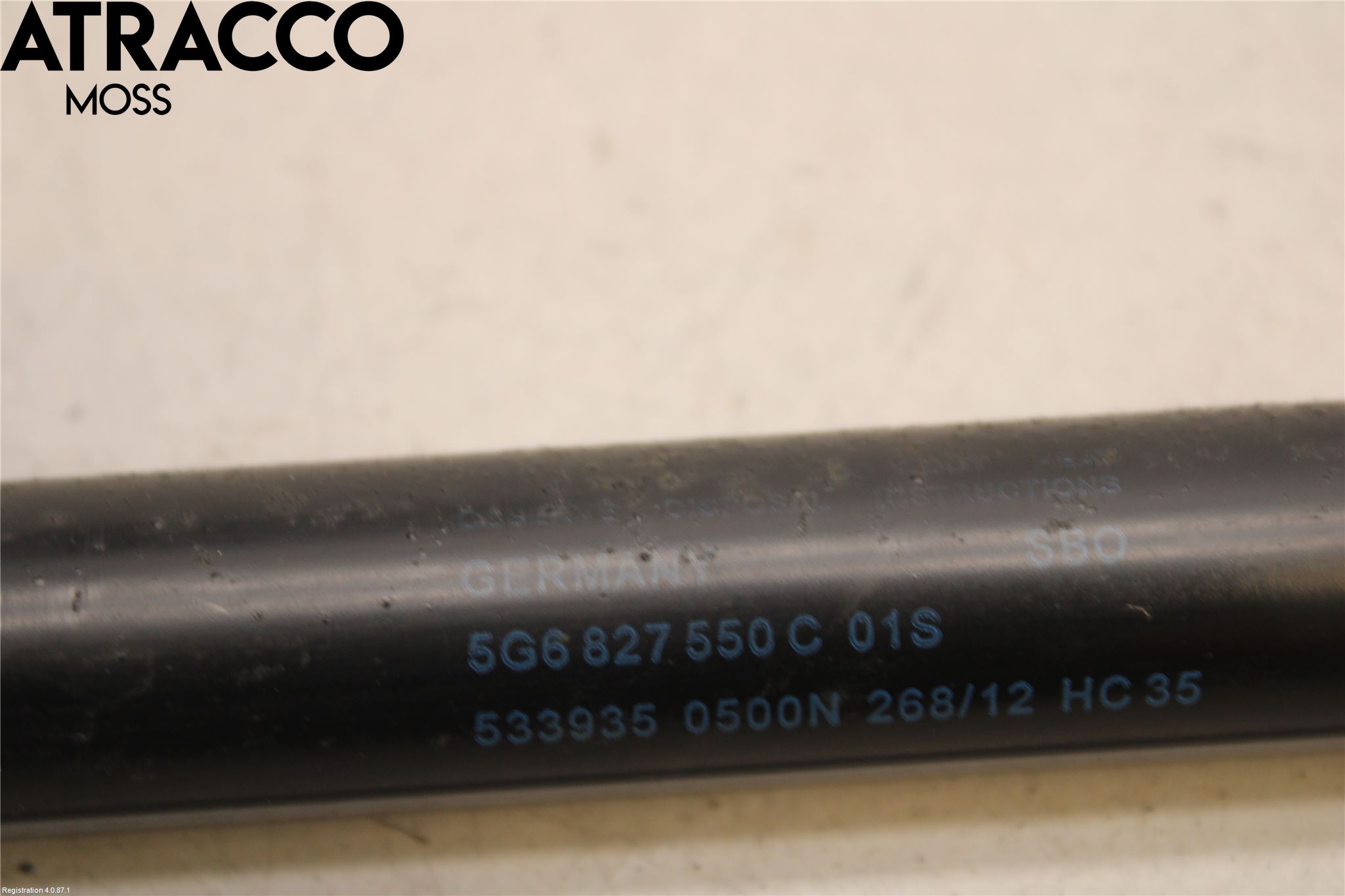 Volkswagen VW GOLF / E-GOLF VII 13-20 Bakluke Demper-Gassfjær