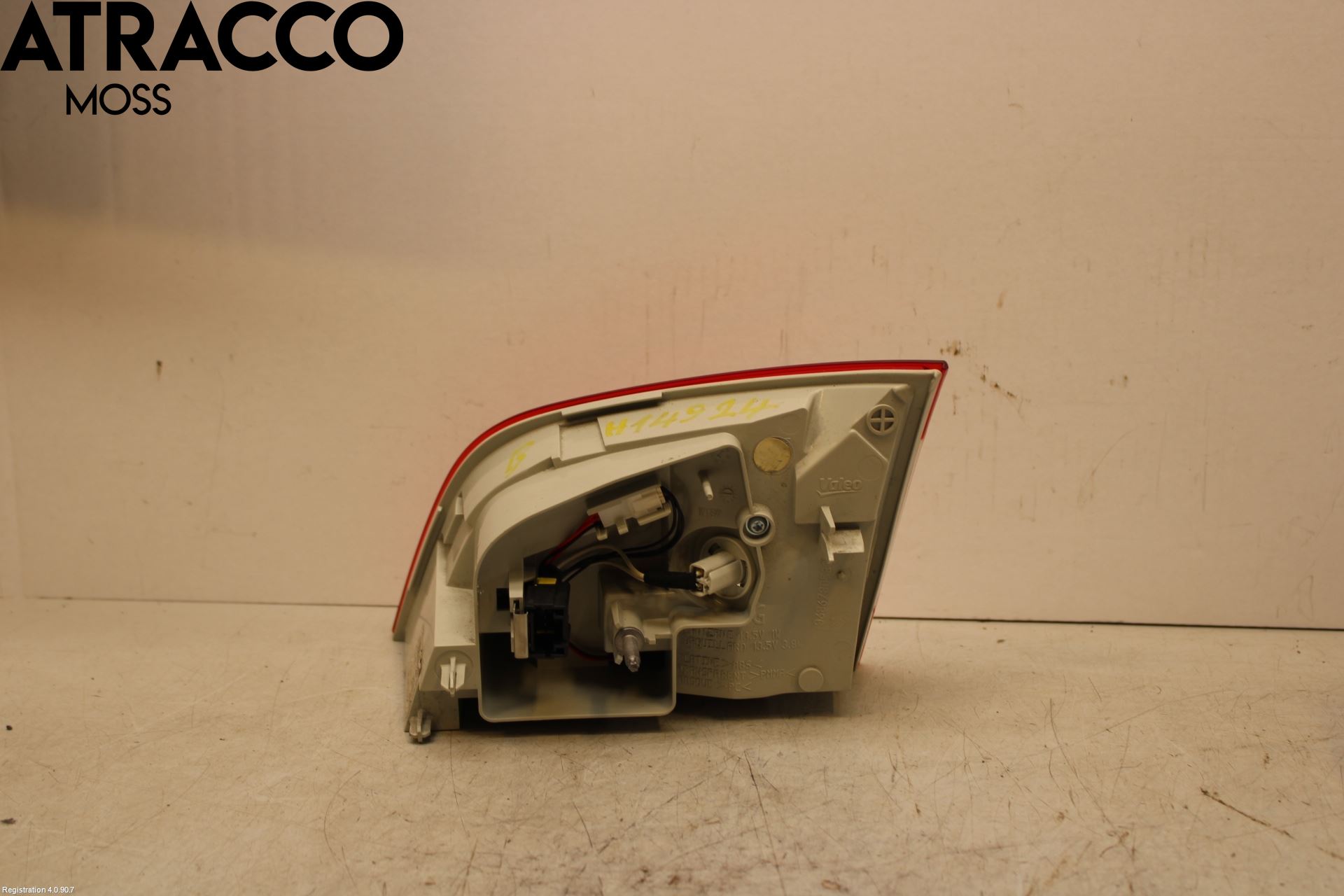 Peugeot 508 11-18 Baklykt Høyre  På Luke(Indre)