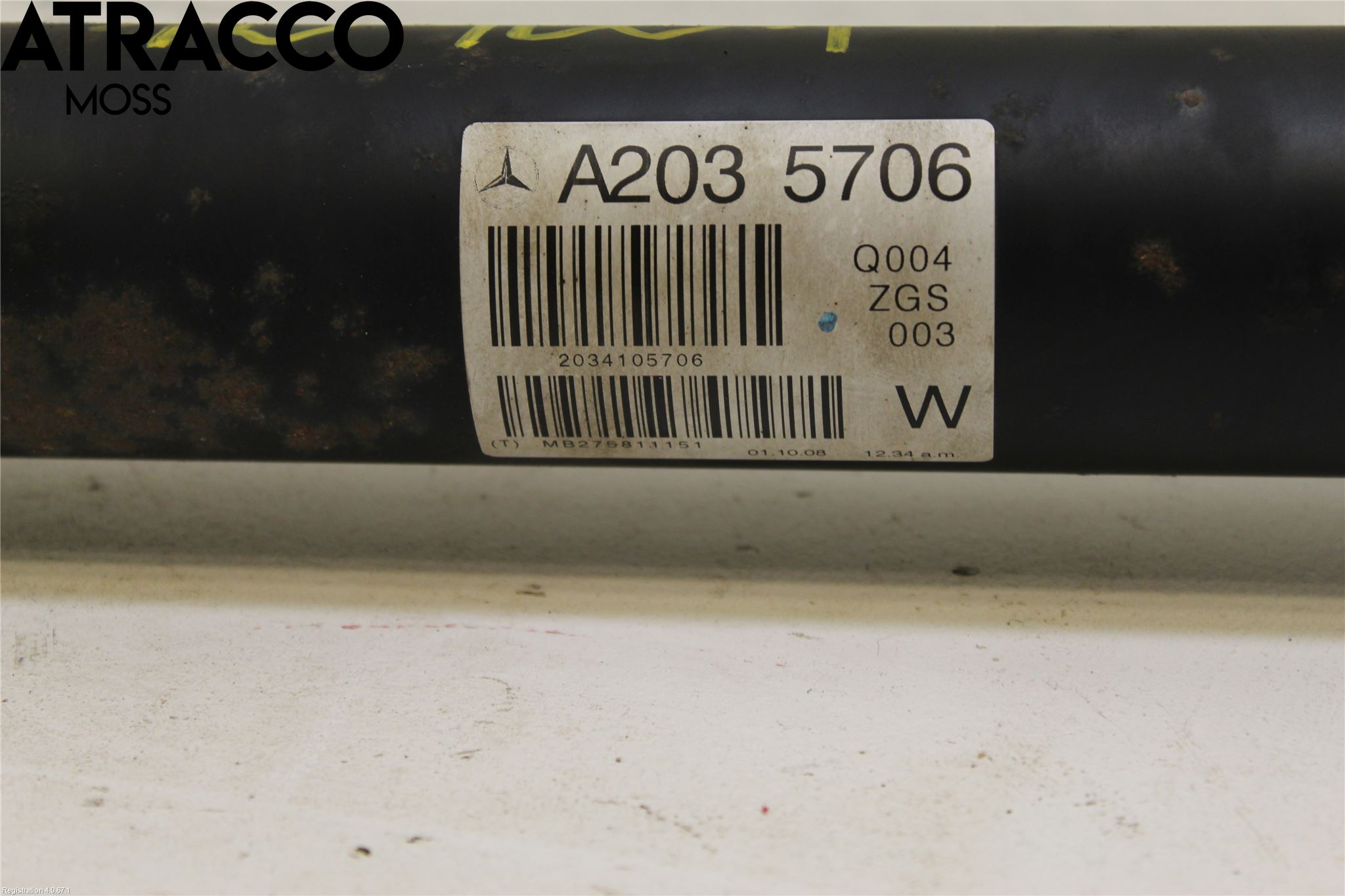 Mercedes-Benz MB CLK (C209) 02-09 Mellomaksel Kompl