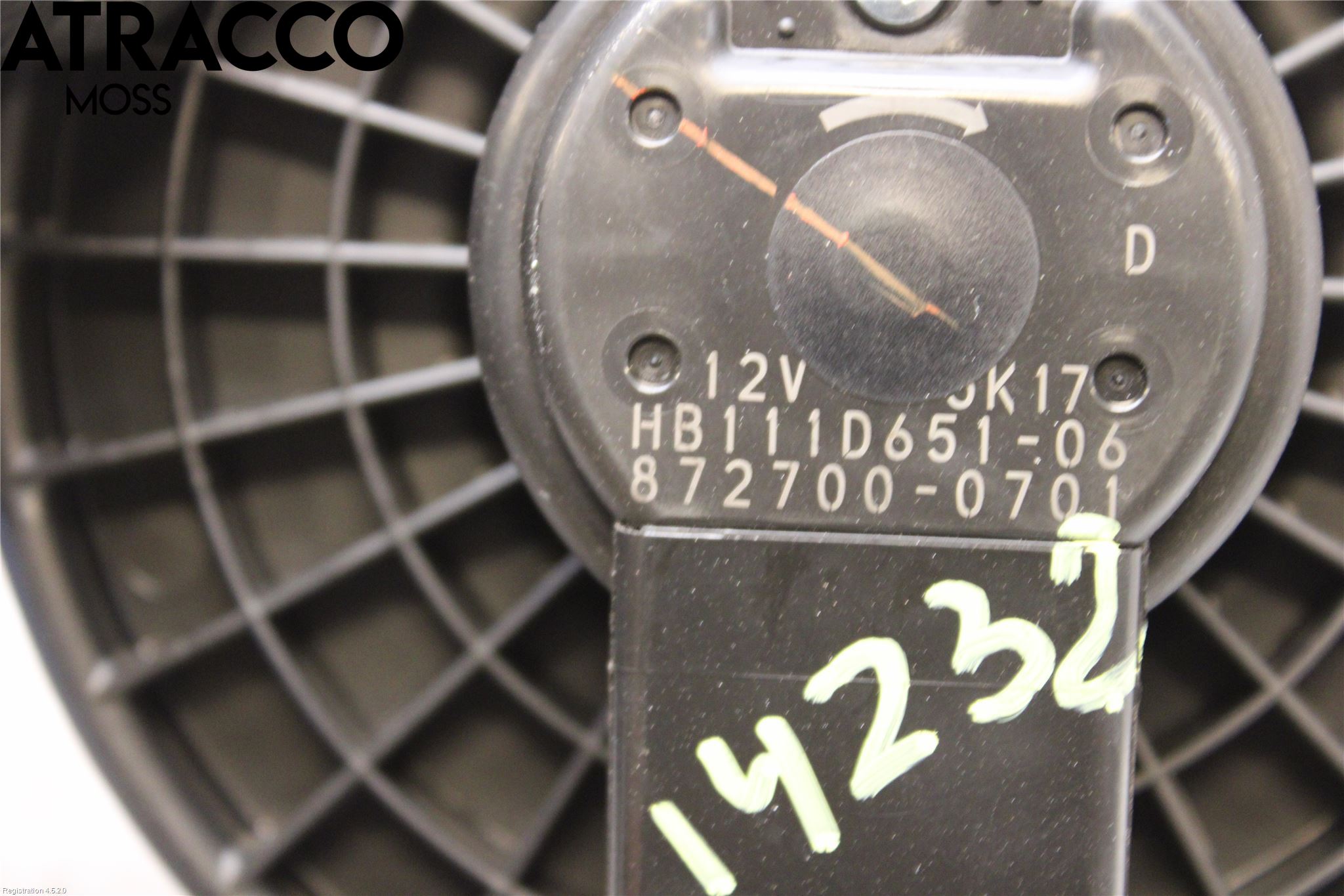 Mazda CX-3 Varmeapparat Viftemotor