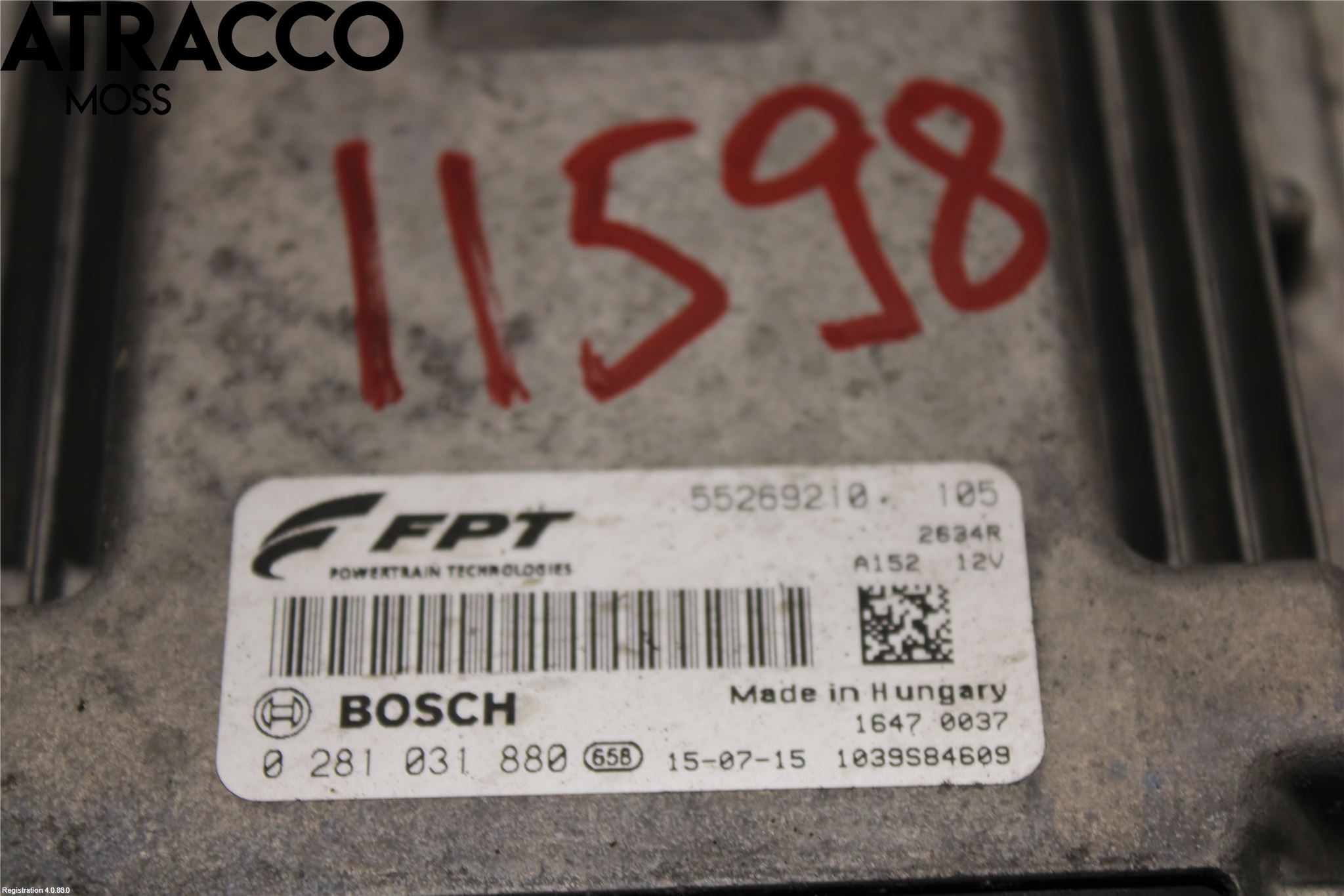 Fiat DOBLO CARGO Styreenhet Innsprøytning