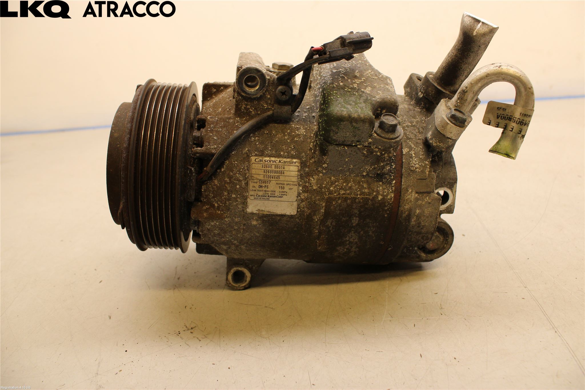 Nissan QASHQAI 10-14 Varme Ac Kompressor