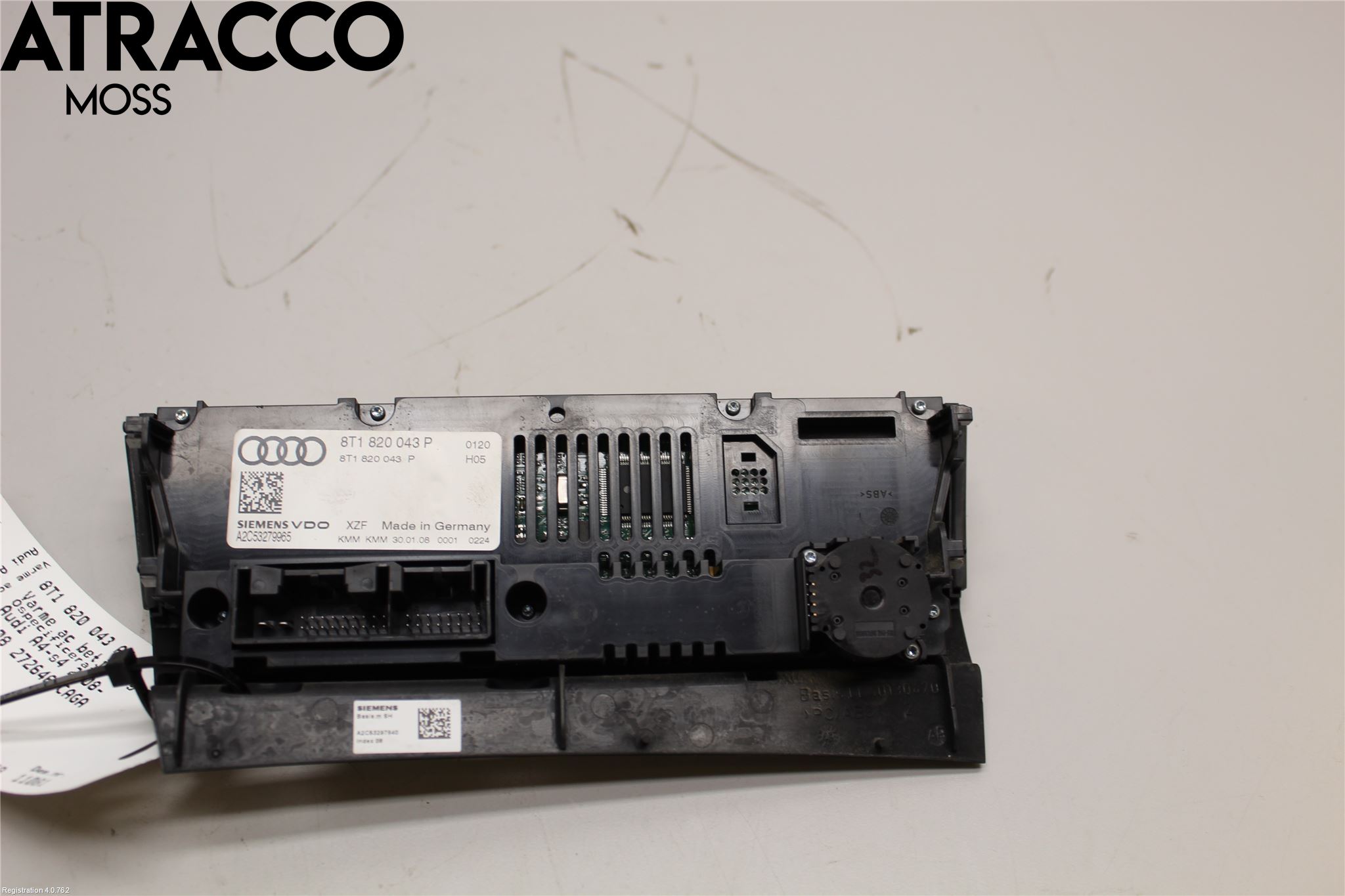 Audi A4/S4 08-11 Varme Ac Betjening-Display