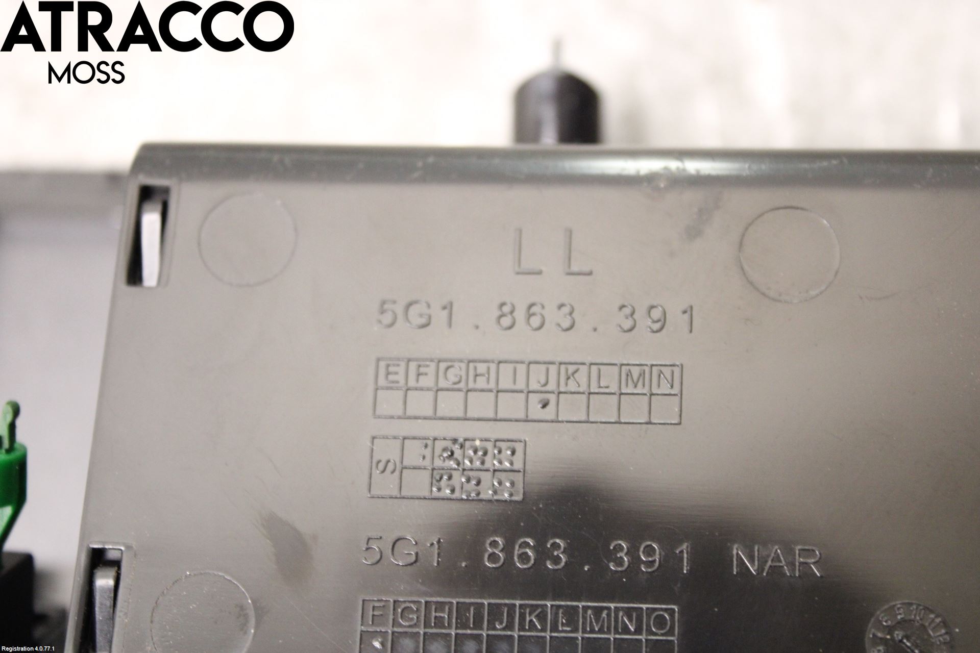 Volkswagen VW GOLF / E-GOLF VII 13-20 Innr Øvrig