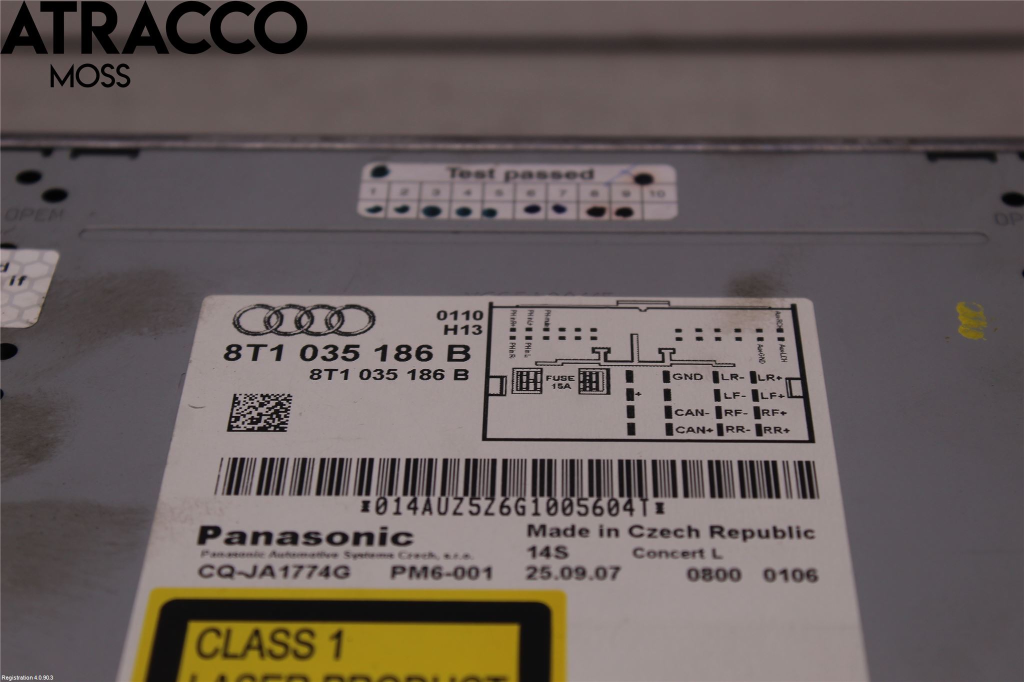 Audi A4/S4 08-11 Stereo Radio Med Cd