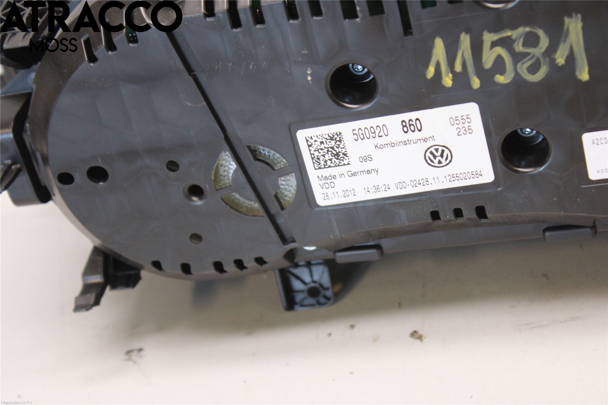 Volkswagen VW GOLF / E-GOLF VII 13-20 Instr Kombinert