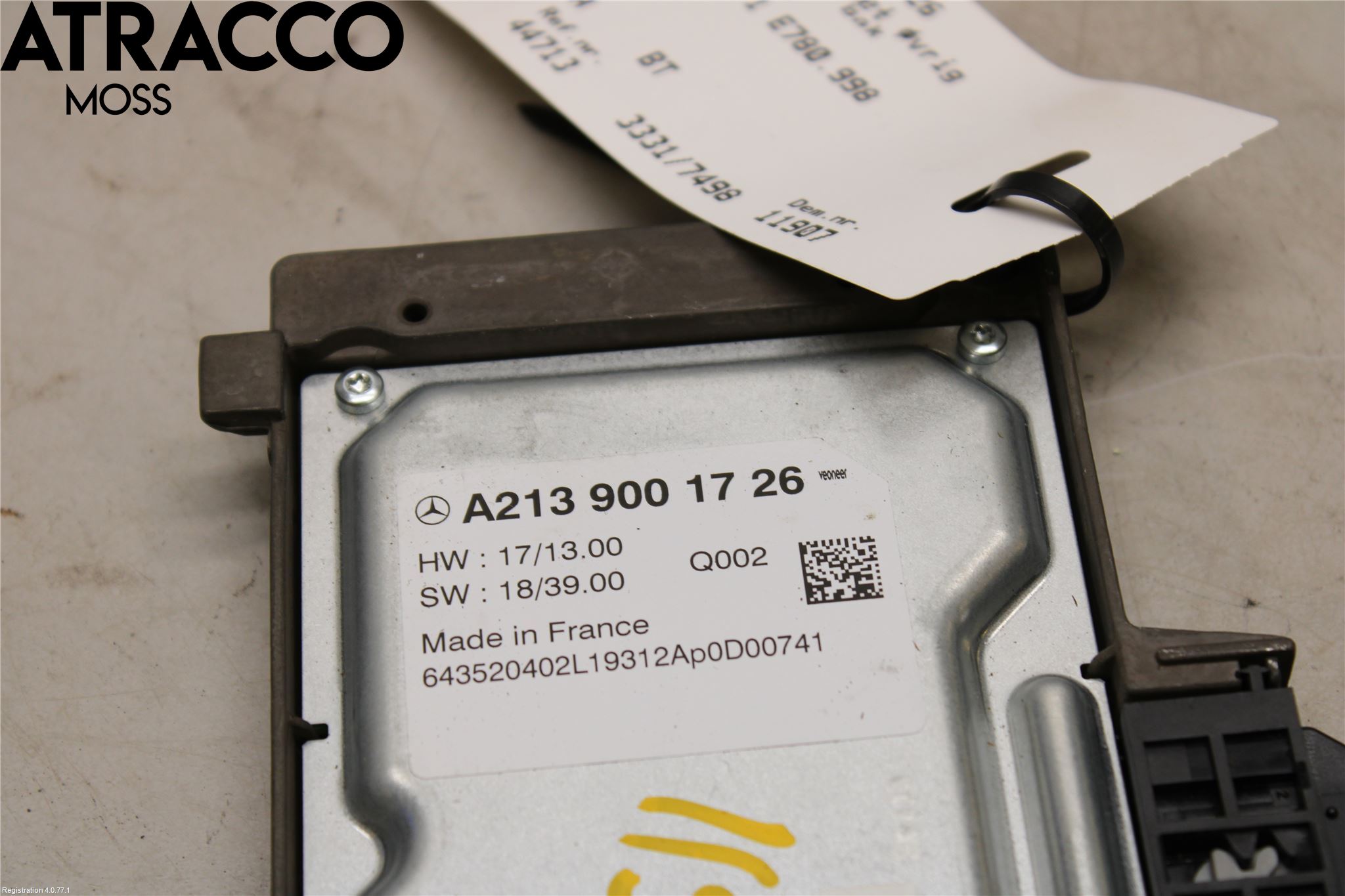 Mercedes-Benz MB EQC (N293) 20- Styreenhet Øvrig