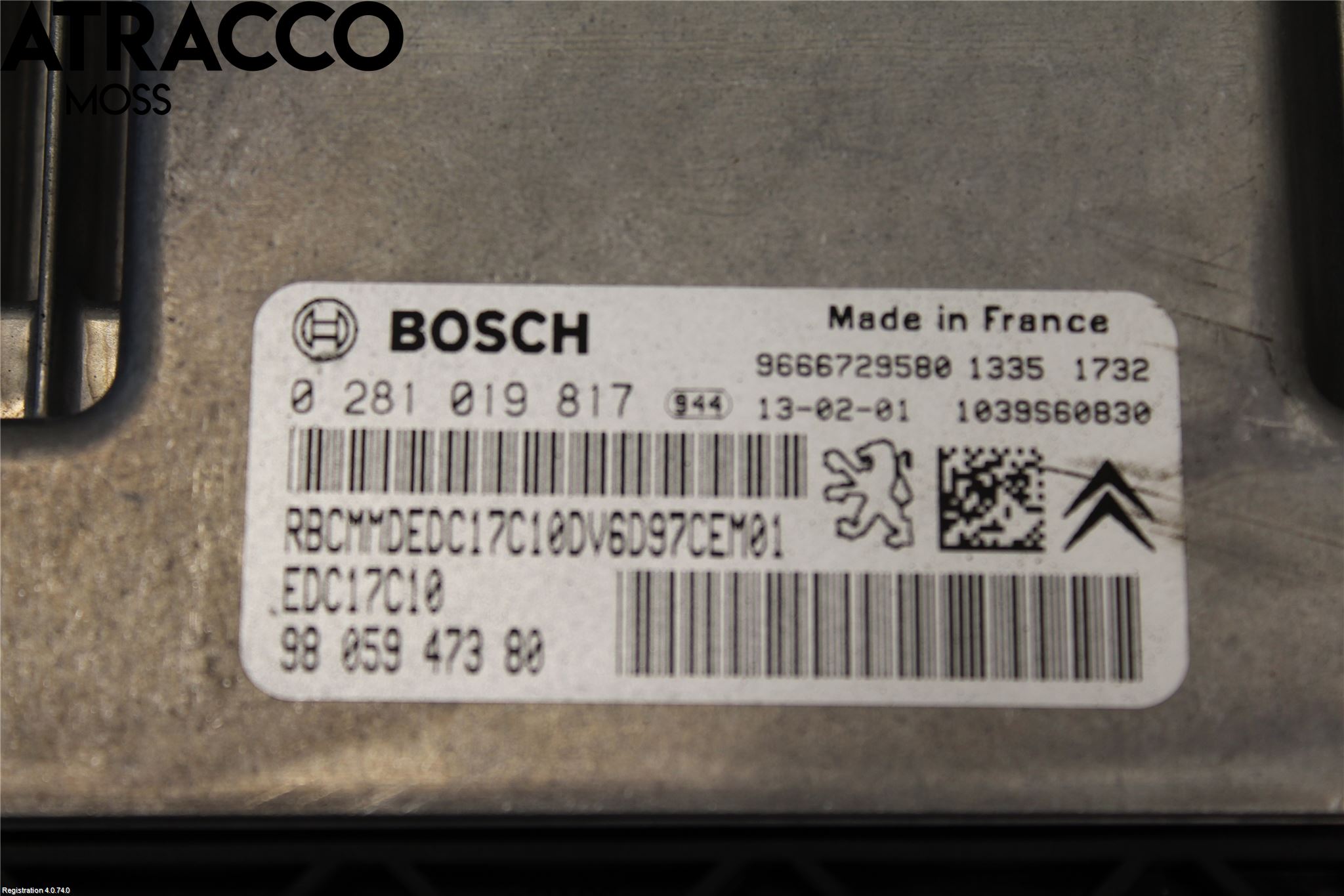 Citroen BERLINGO 08-18 Styreenhet Innsprøytning