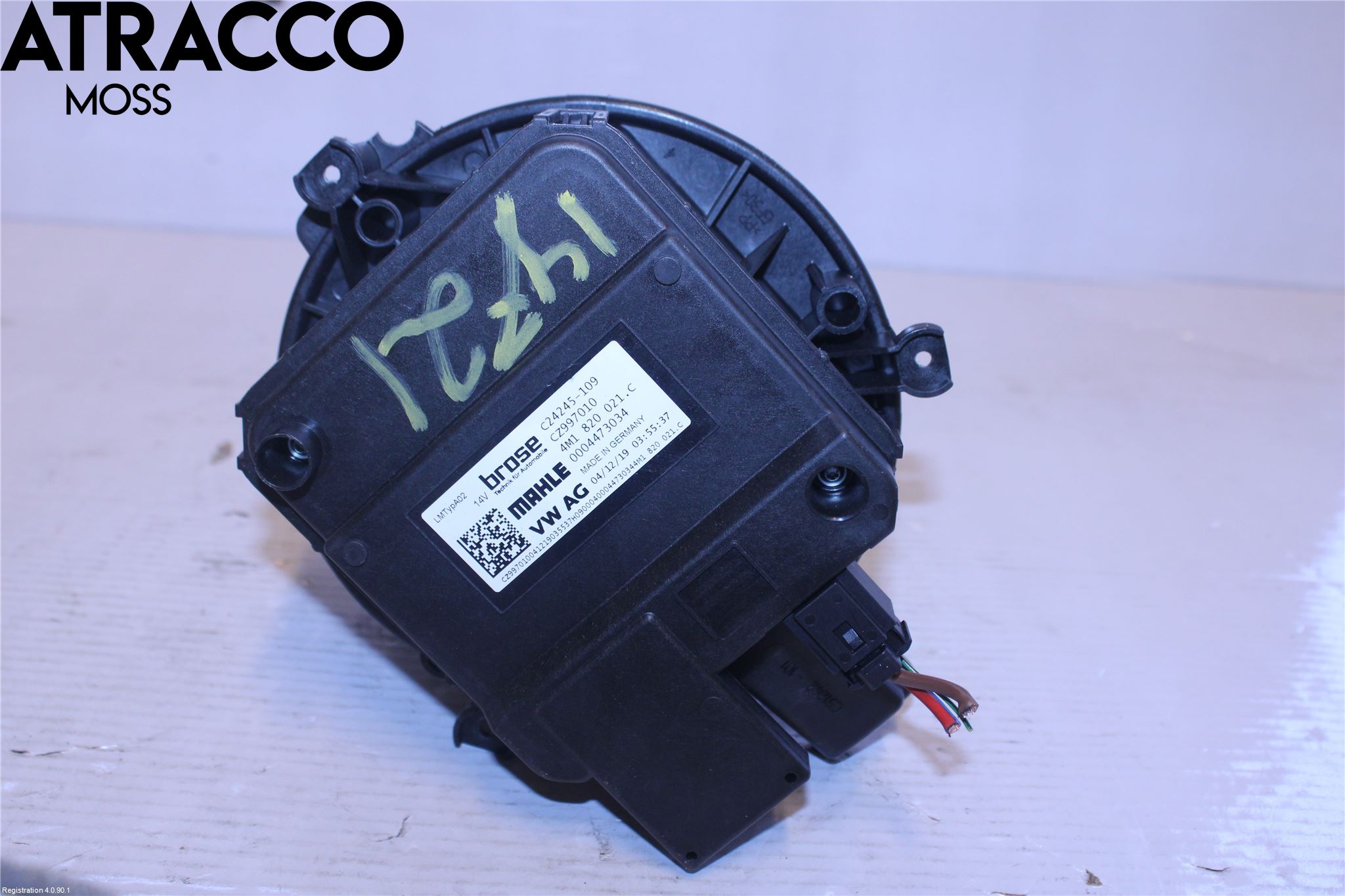 Audi E-TRON, S GE 19- Varmeapparat Viftemotor