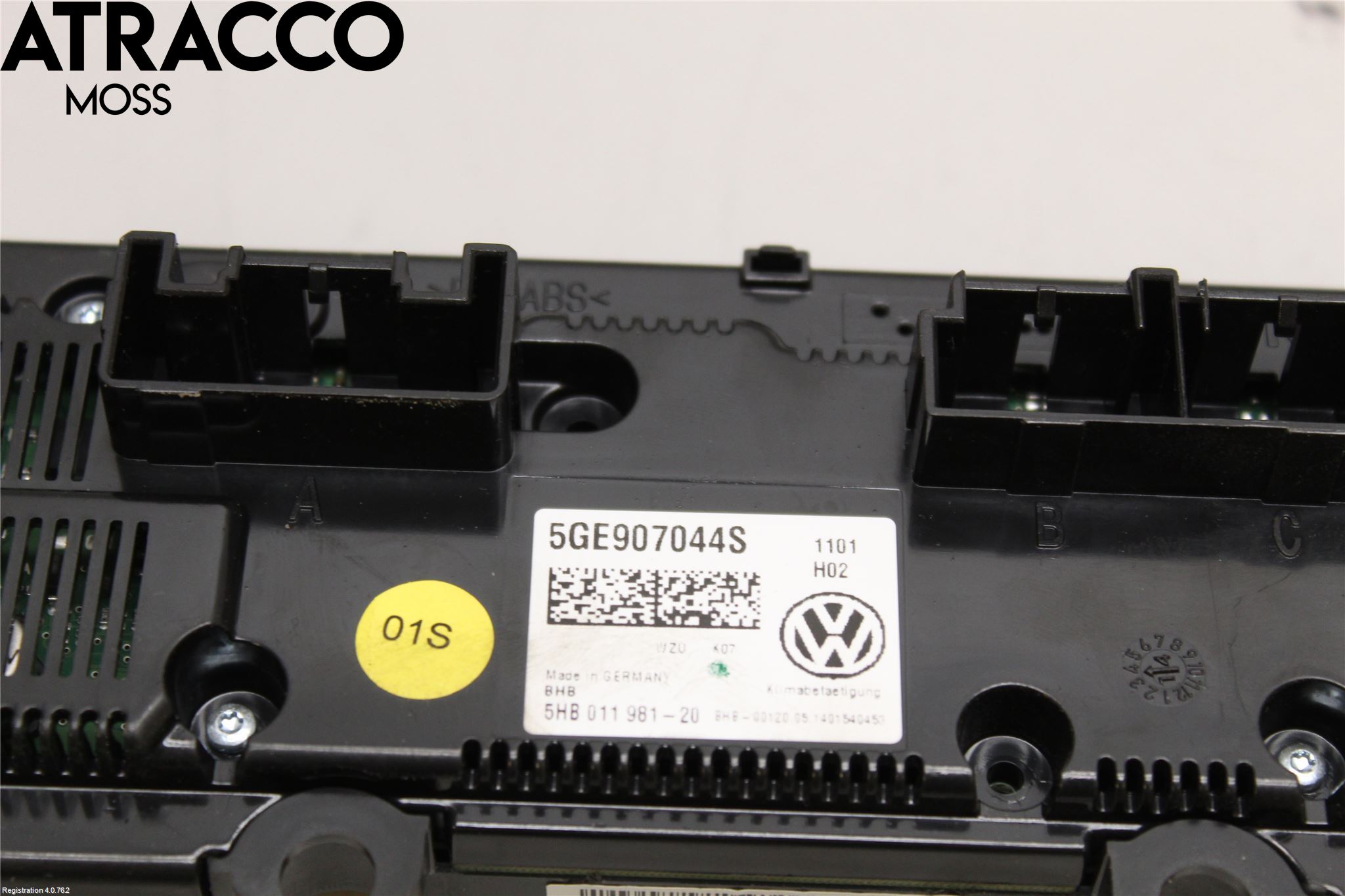 Volkswagen VW GOLF / E-GOLF VII 13-20 Varmeapparat Panel(Regulering)