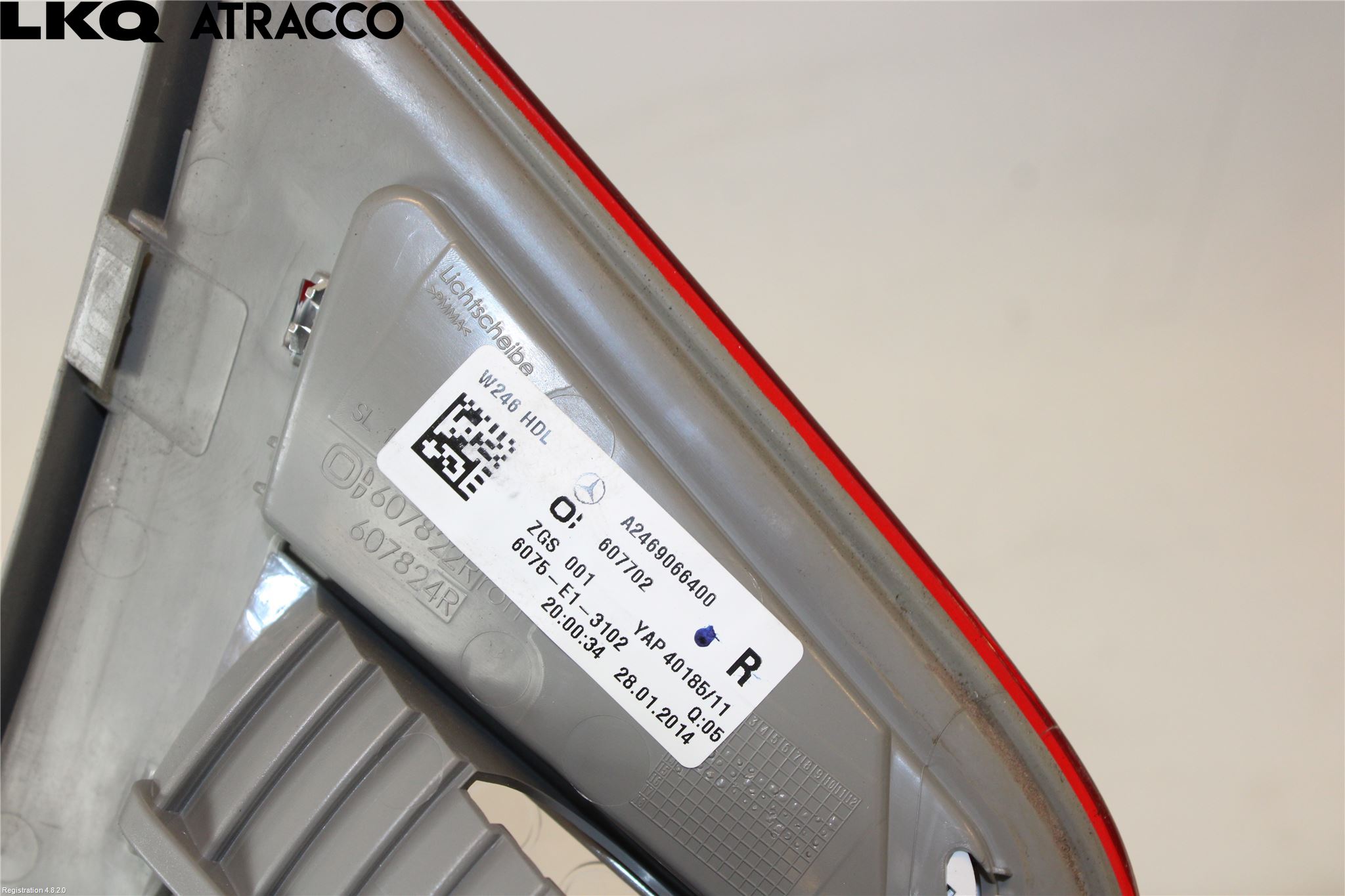 Mercedes-Benz MB B-KLASS (W246/W242) 12-19 Baklykt Høyre