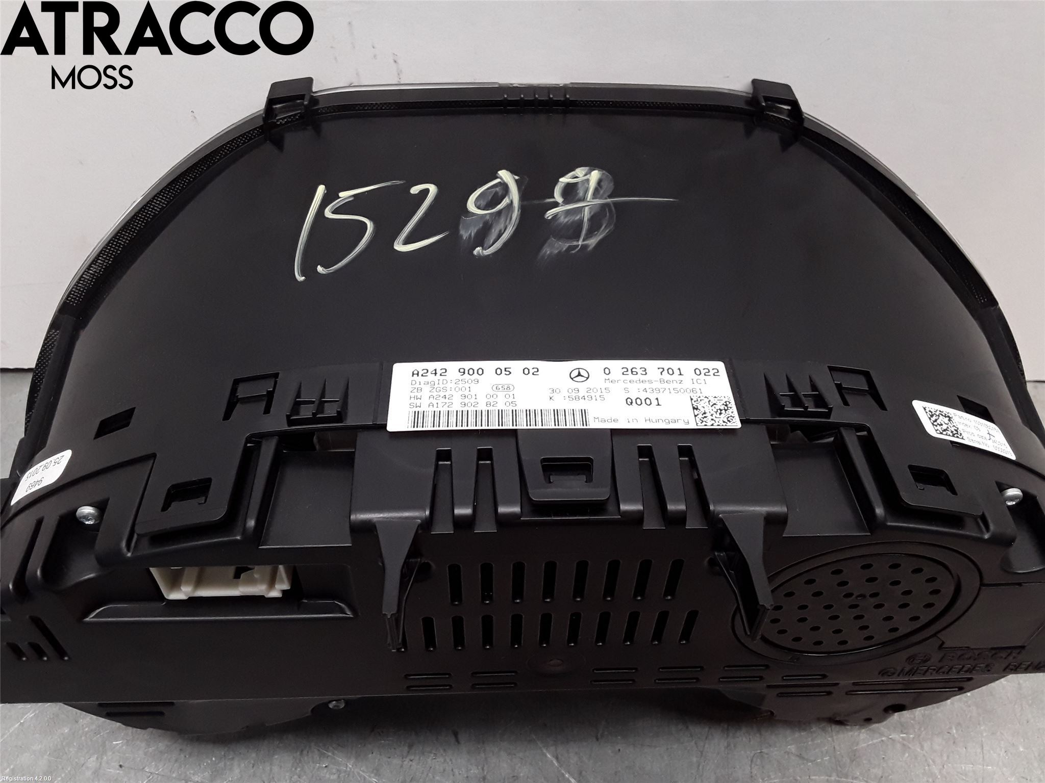 Mercedes-Benz MB B-KLASS (W246/W242) 12-19 Instr Kombinert