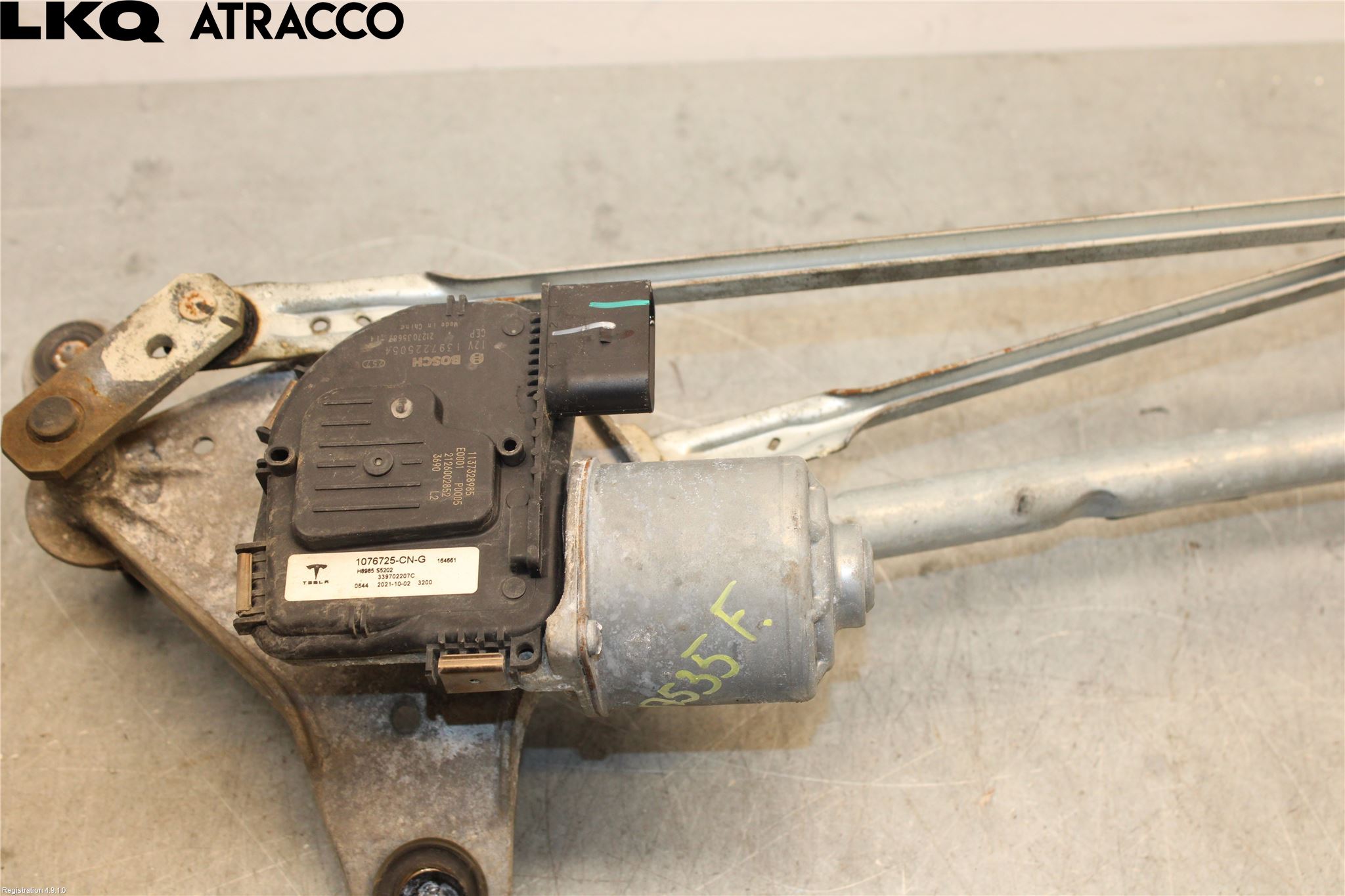 Tesla MODEL 3 17- Viskermotor Frontrute