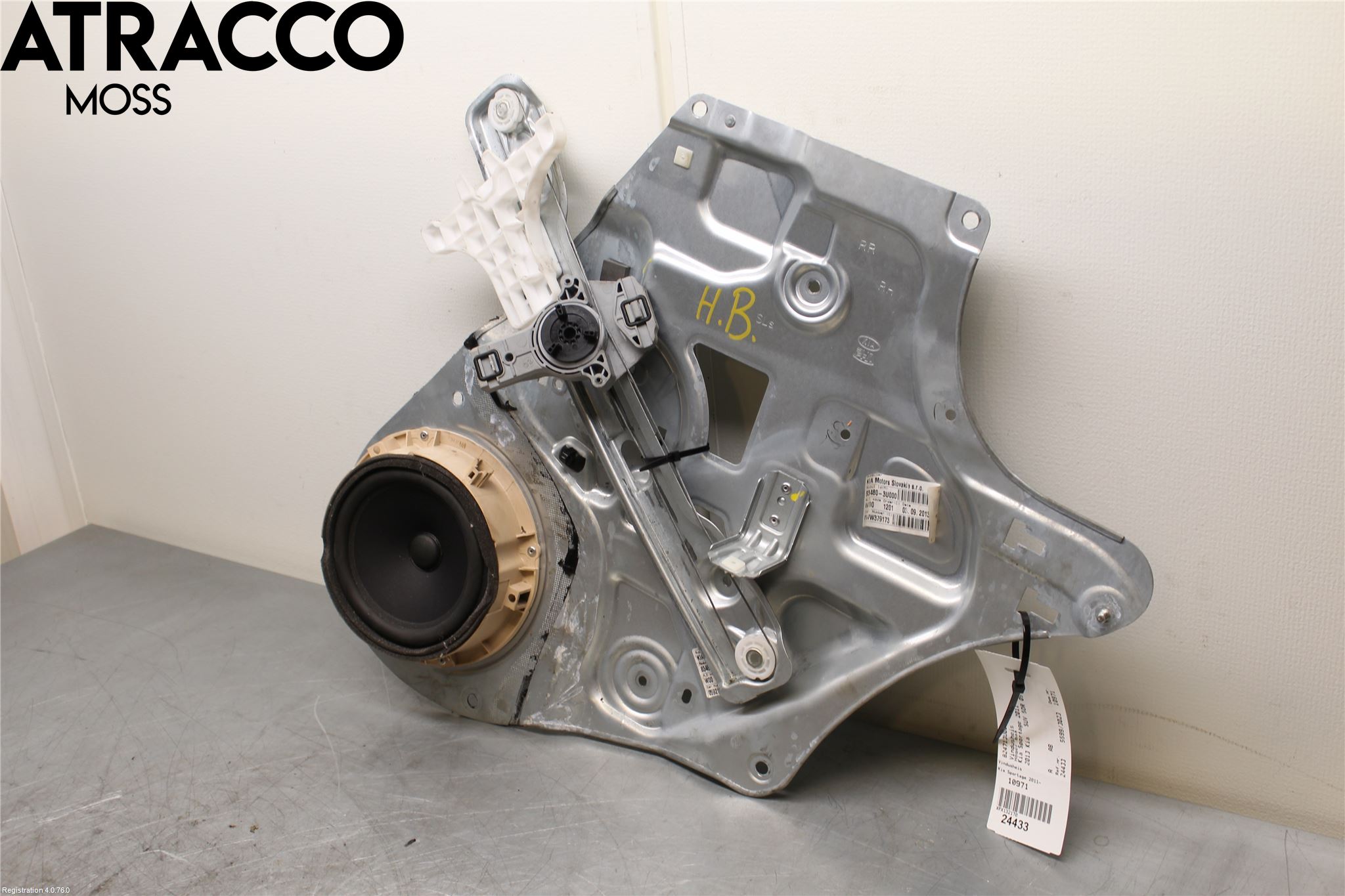 Kia SPORTAGE (SL) 11-15 Vindusheis