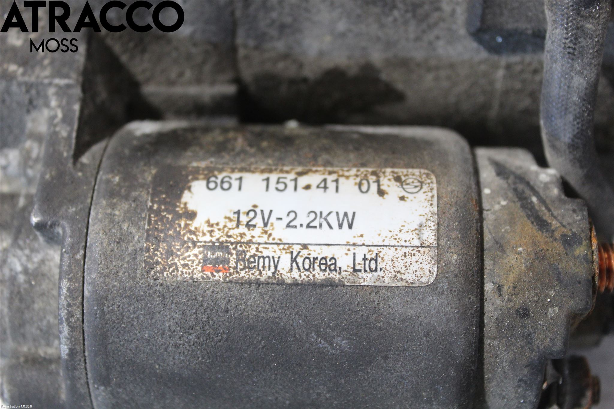 SsangYong SSANG YONG ACTYON/SPORT 06-17 Startmotor