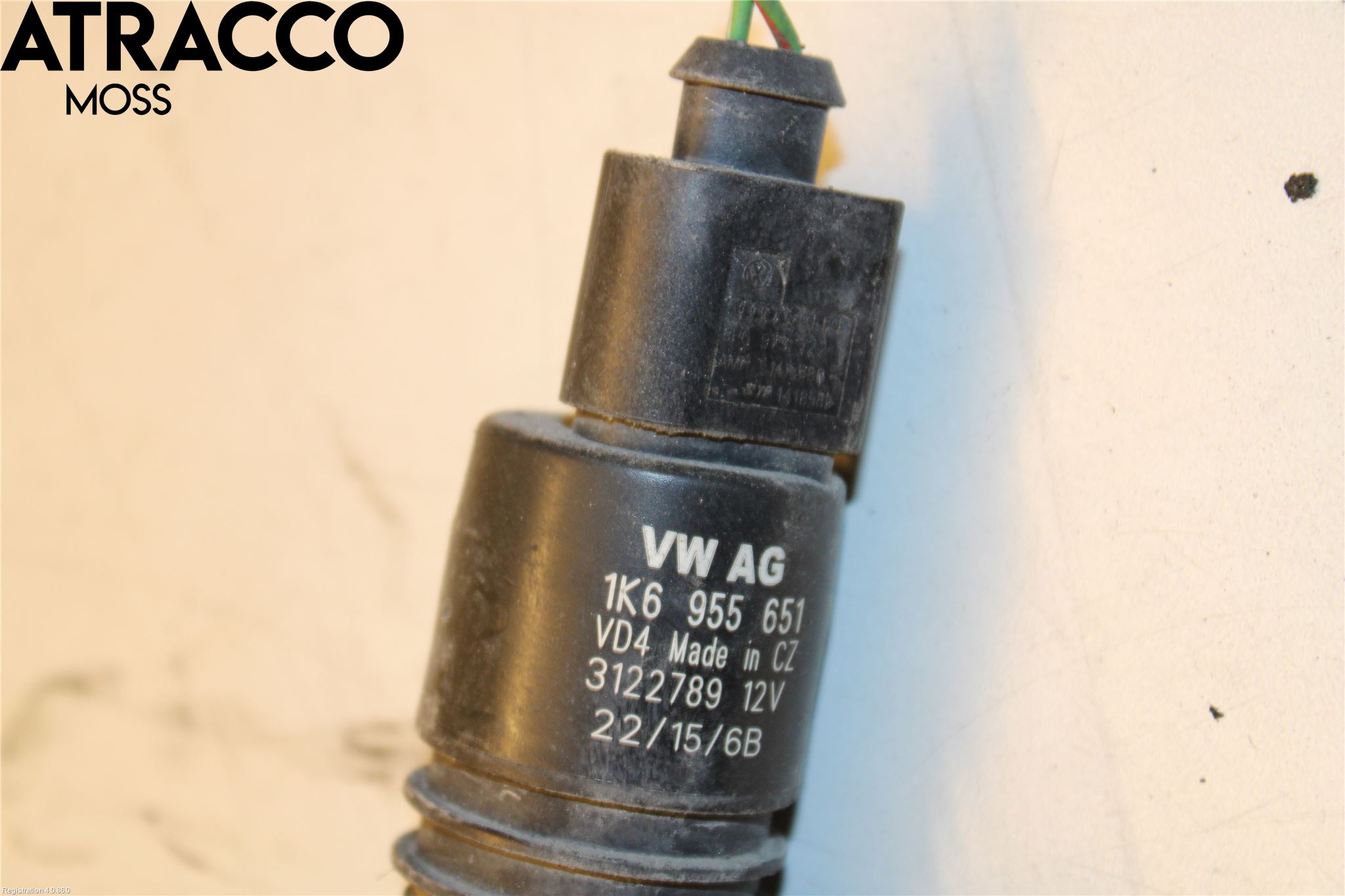 Volkswagen VW PASSAT 15-19 Spylerpumpe Frontrute
