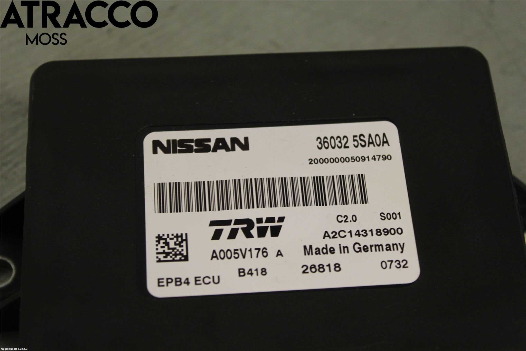 Nissan LEAF 18- Styreenhet Parkering