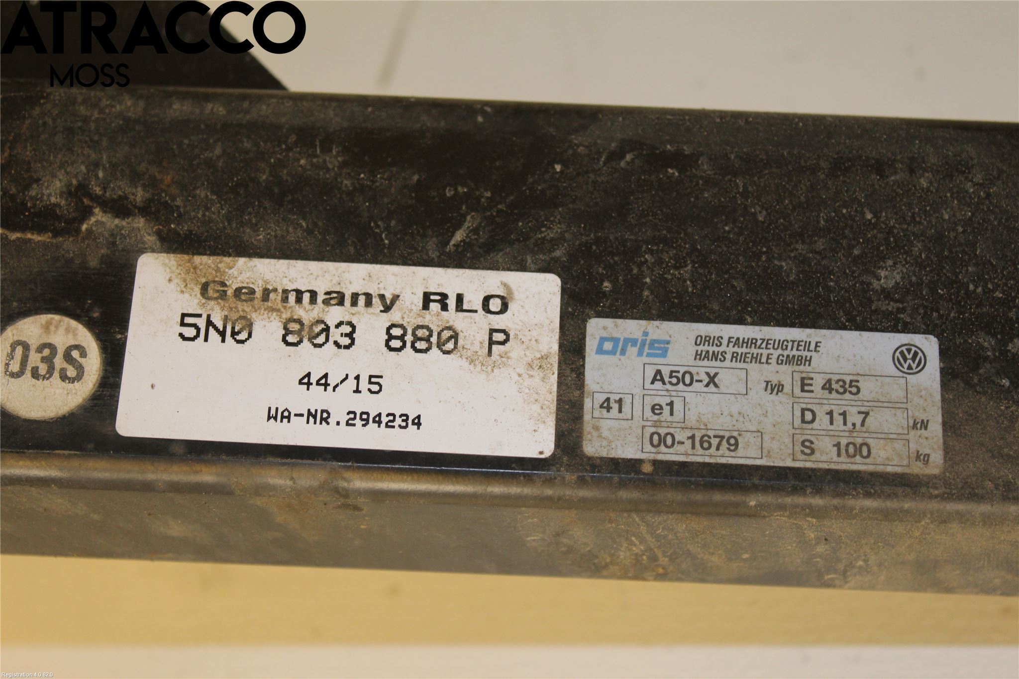 Volkswagen VW TIGUAN 07-16 Tilhengerfeste