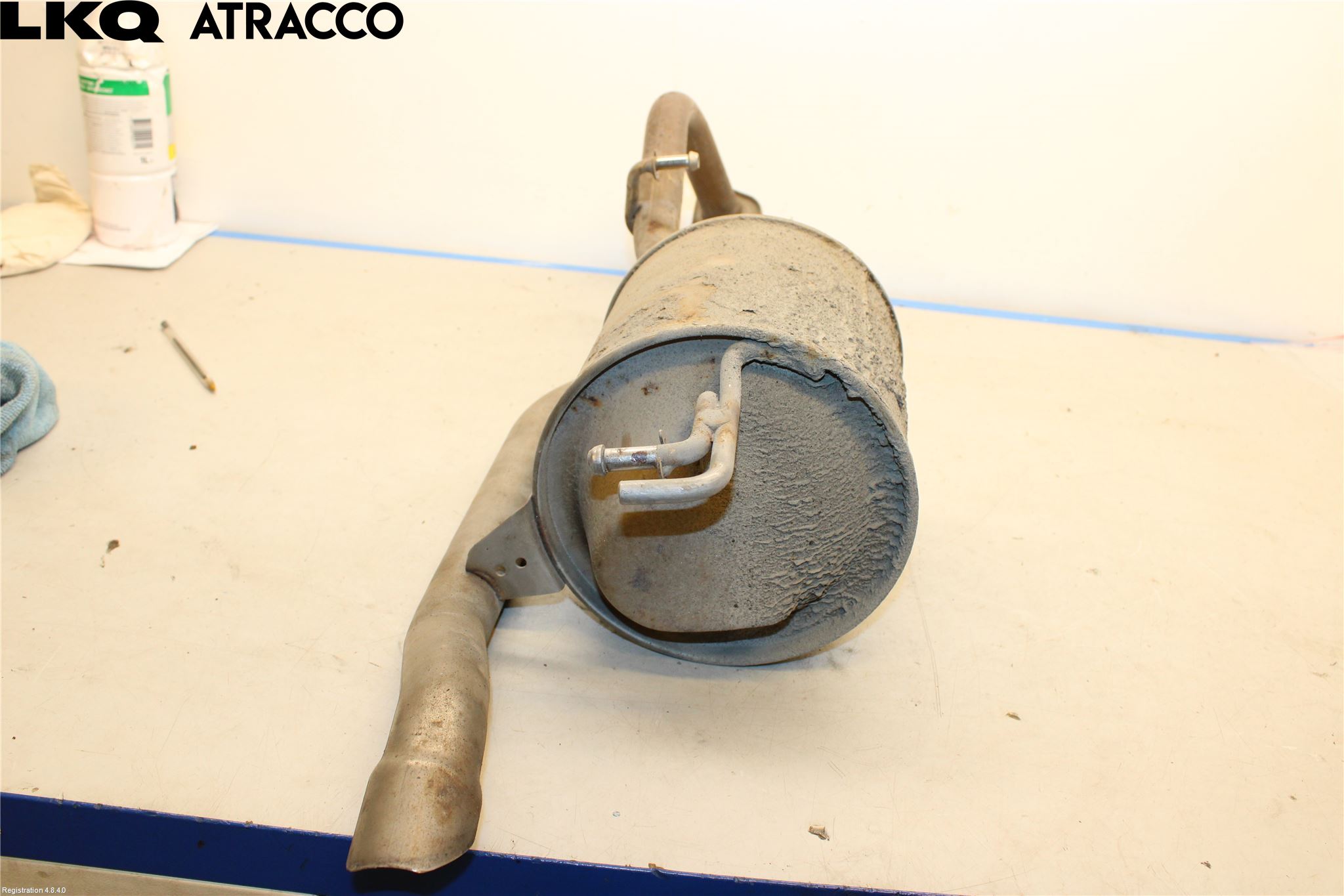 Toyota YARIS XP130 15-20 Eksos Bakre Potte