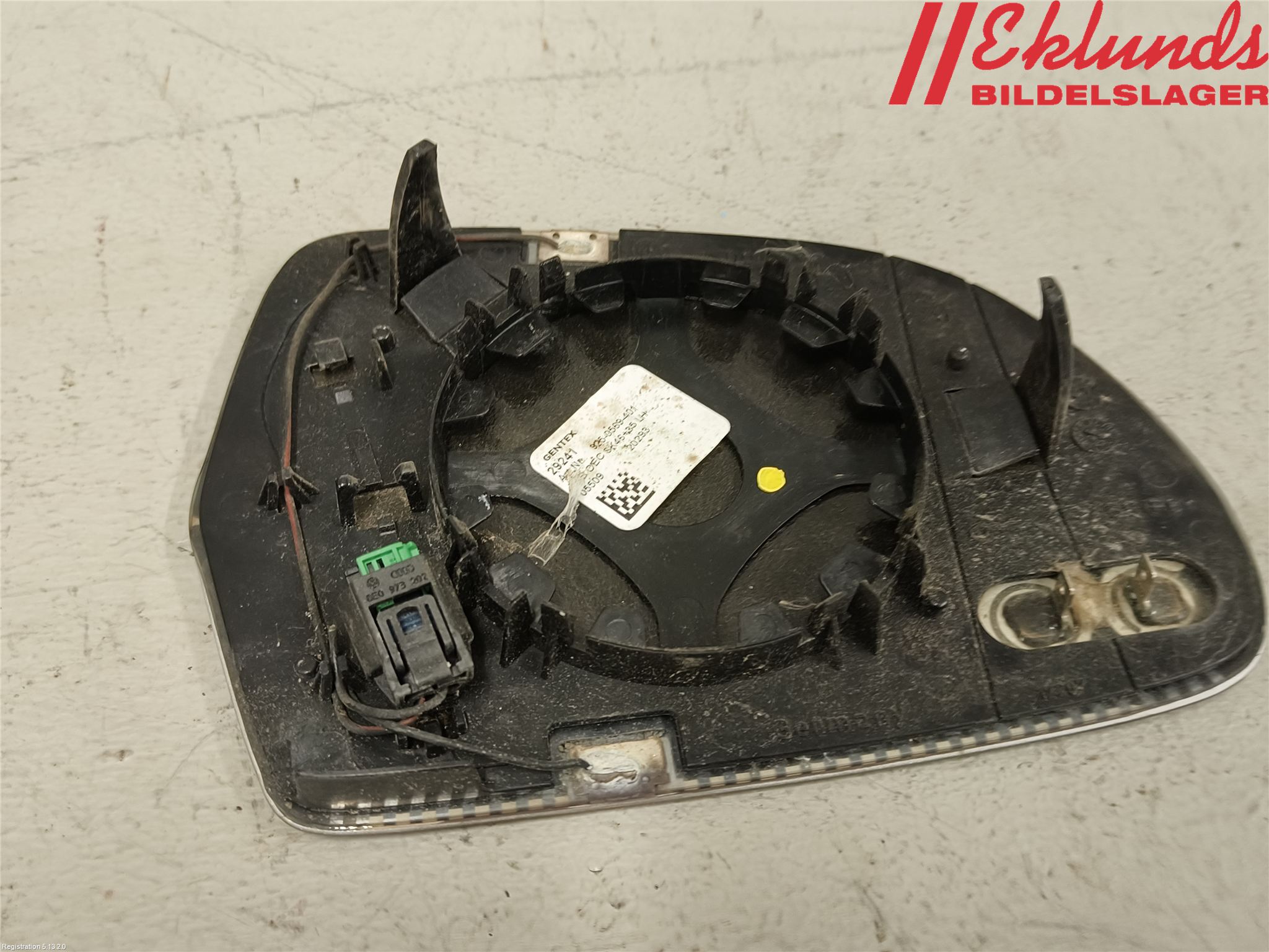 Skoda SUPERB 09-15 Speil Glass V